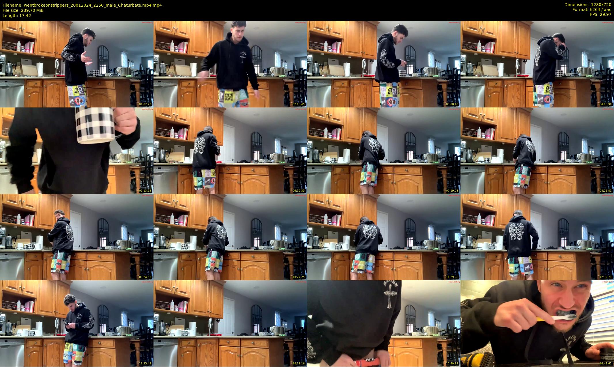 wentbrokeonstrippers — 18 minute Chaturbate male cam show recording, 720p, Jan 20, 2024