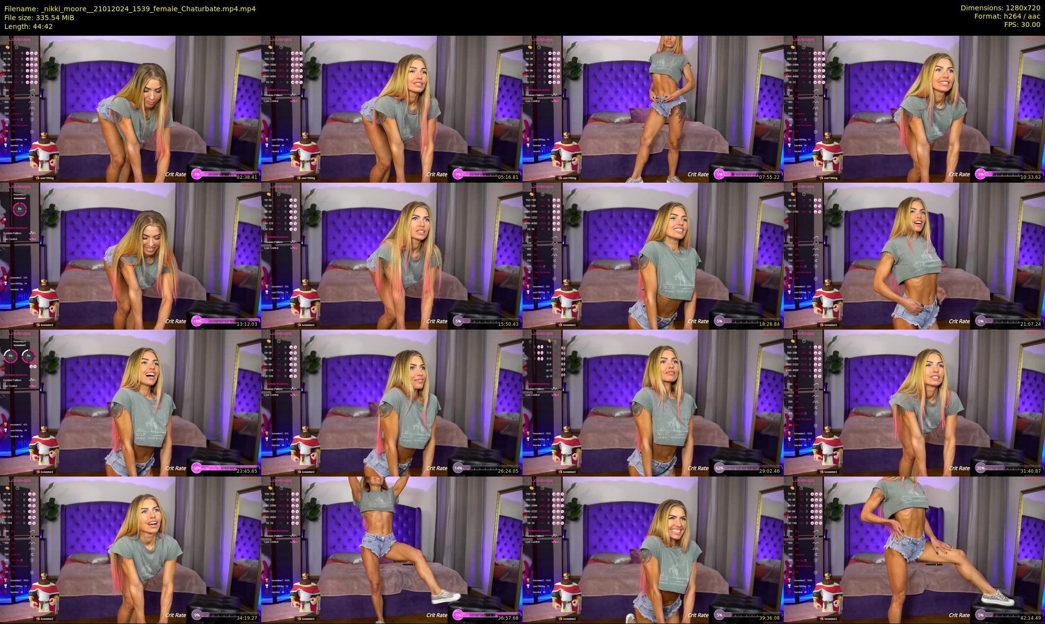 _nikki_moore_ — 45 minute Chaturbate female cam show recording, 720p, Jan 21, 2024