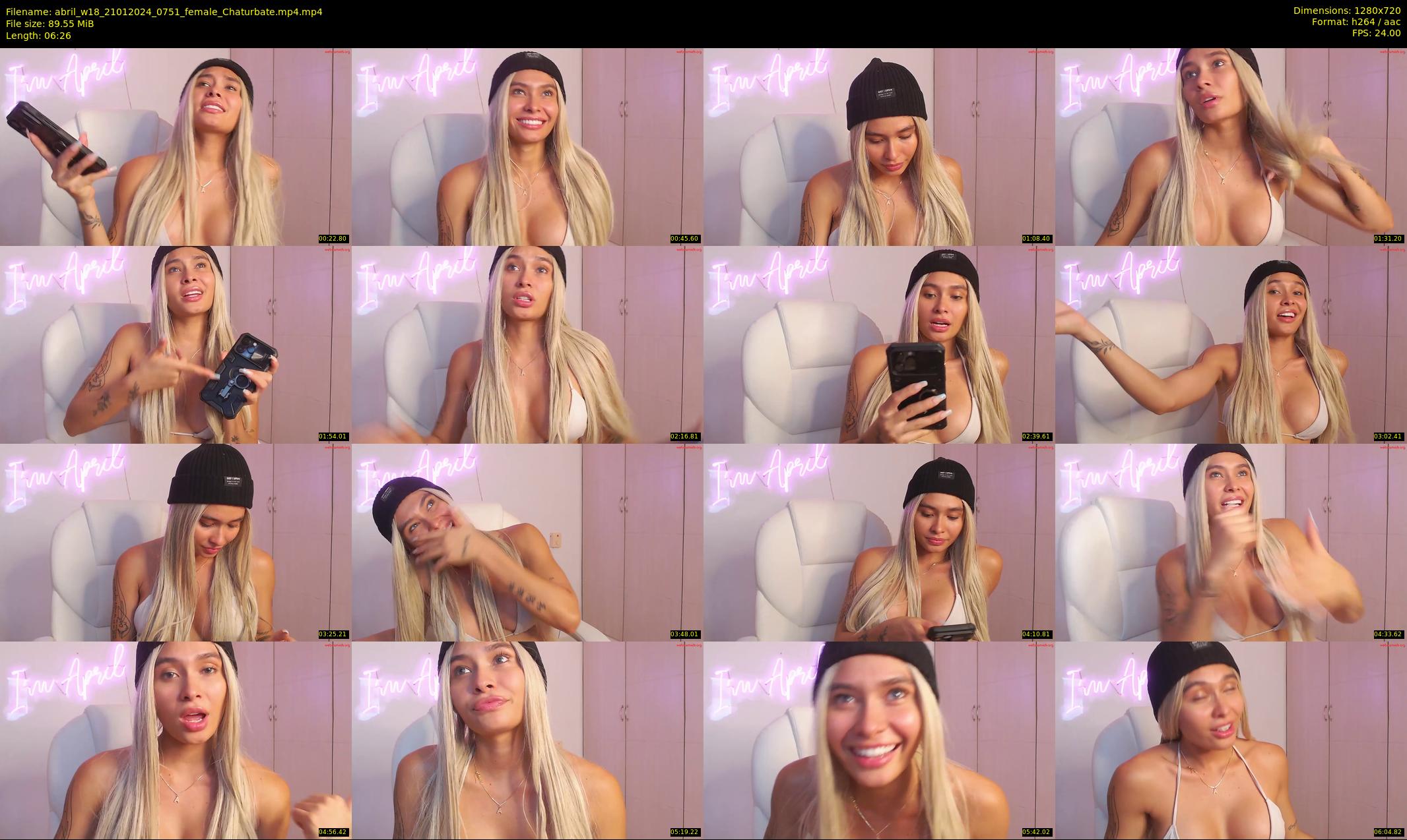 abril_w18 — 7 minute Chaturbate female cam show recording, 720p, Jan 21, 2024