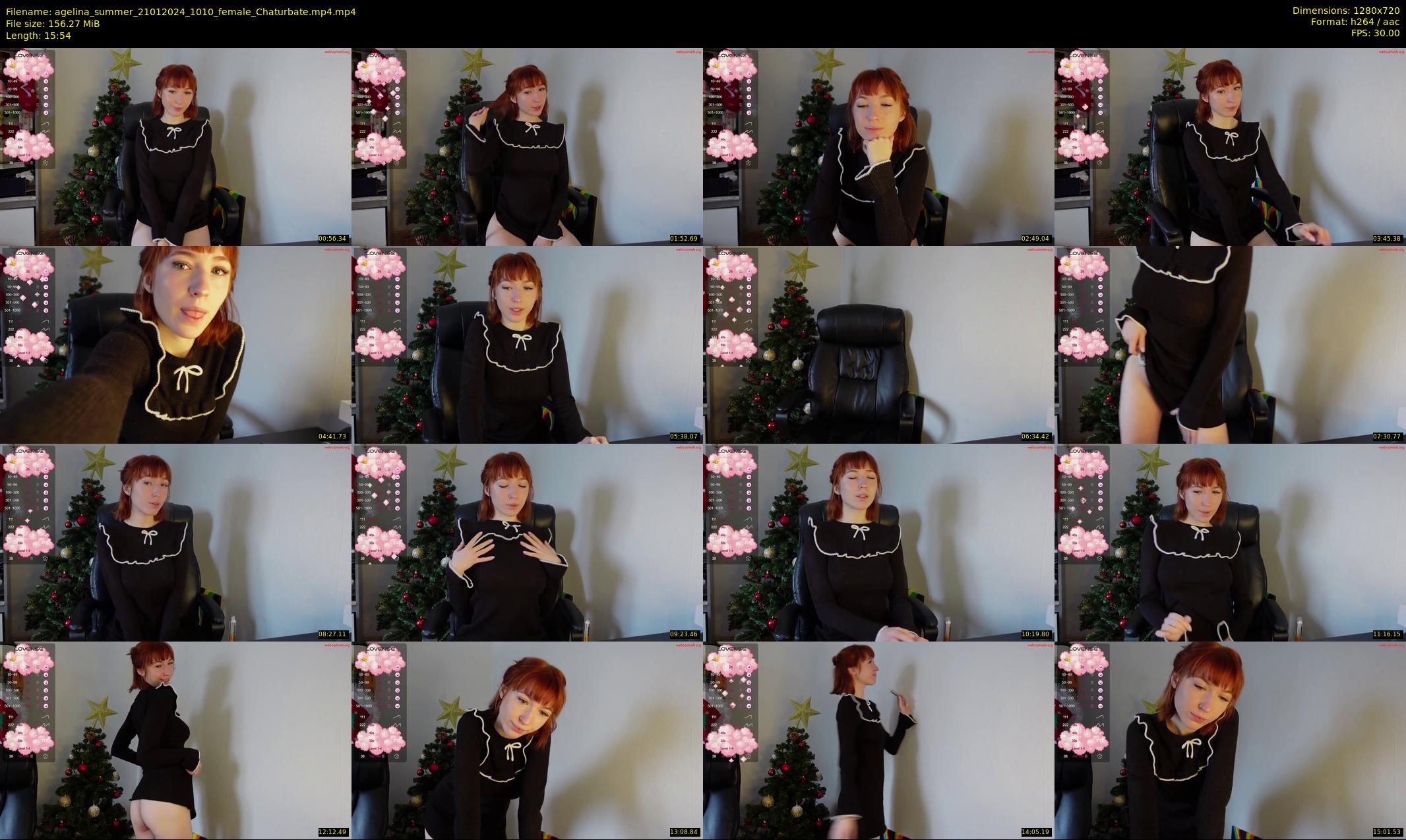 agelina_summer — 16 minute Chaturbate female cam show recording, 720p, Jan 21, 2024