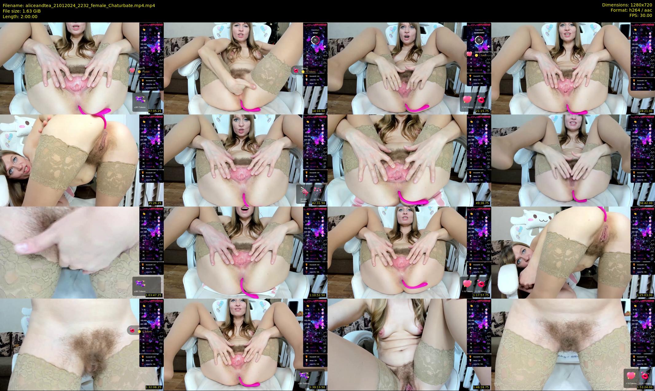 aliceandtea — 120 minute Chaturbate female cam show recording, 720p, Jan 21, 2024