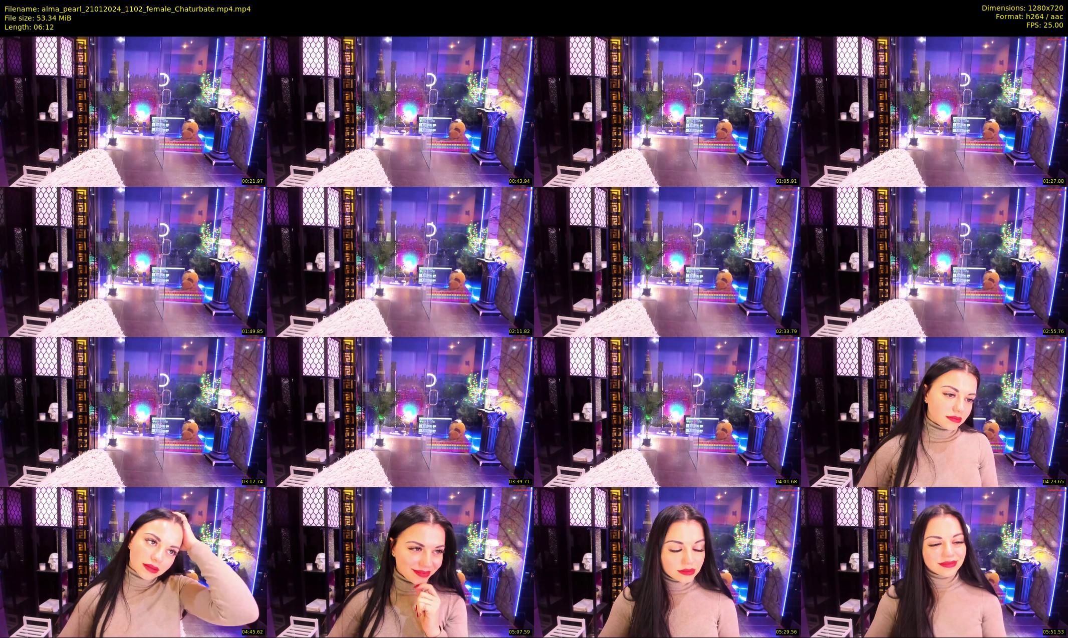 alma_pearl — 7 minute Chaturbate female cam show recording, 720p, Jan 21, 2024