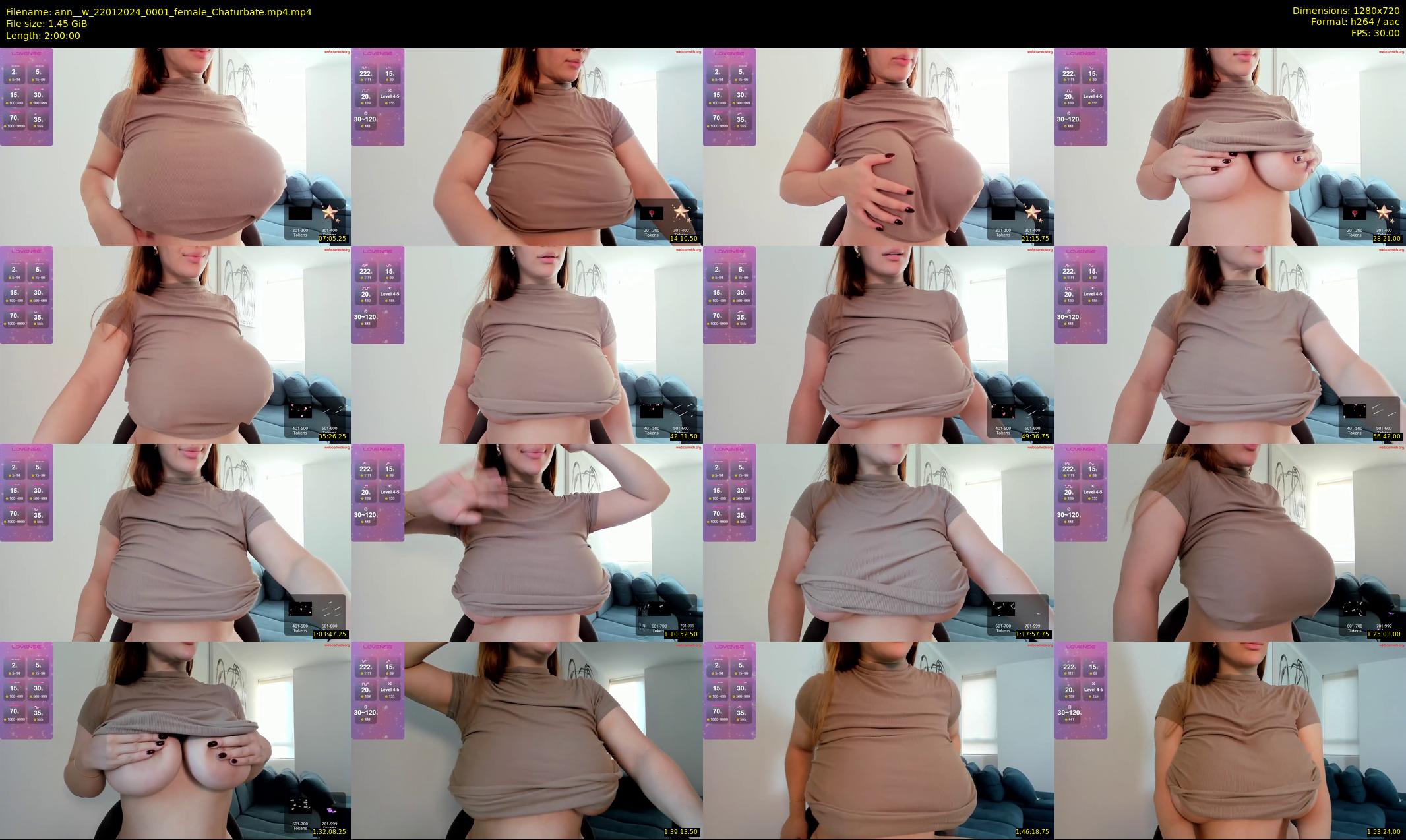 ann__w — 120 minute Chaturbate female cam show recording, 720p, Jan 22, 2024