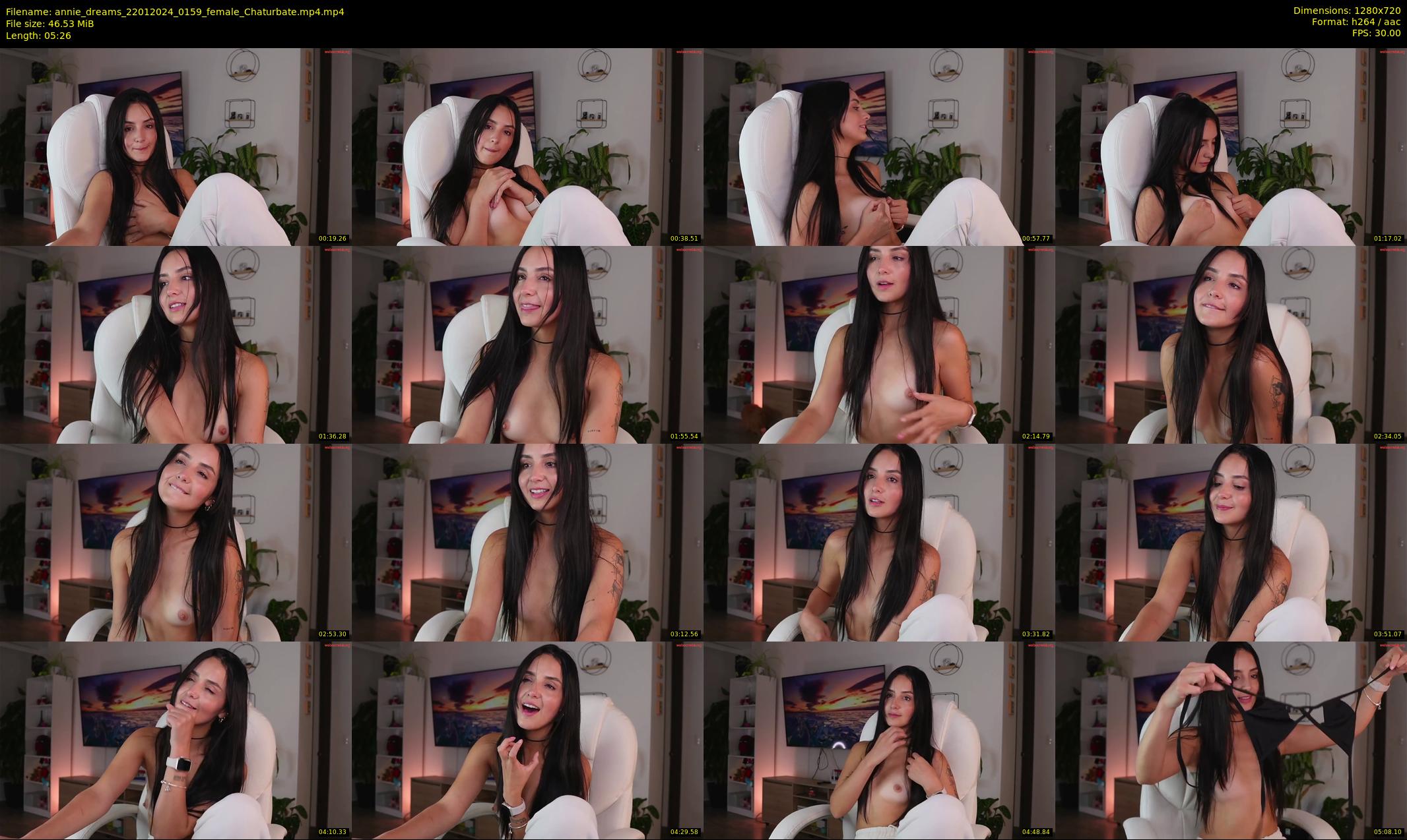 annie_dreams — 6 minute Chaturbate female cam show recording, 720p, Jan 22, 2024