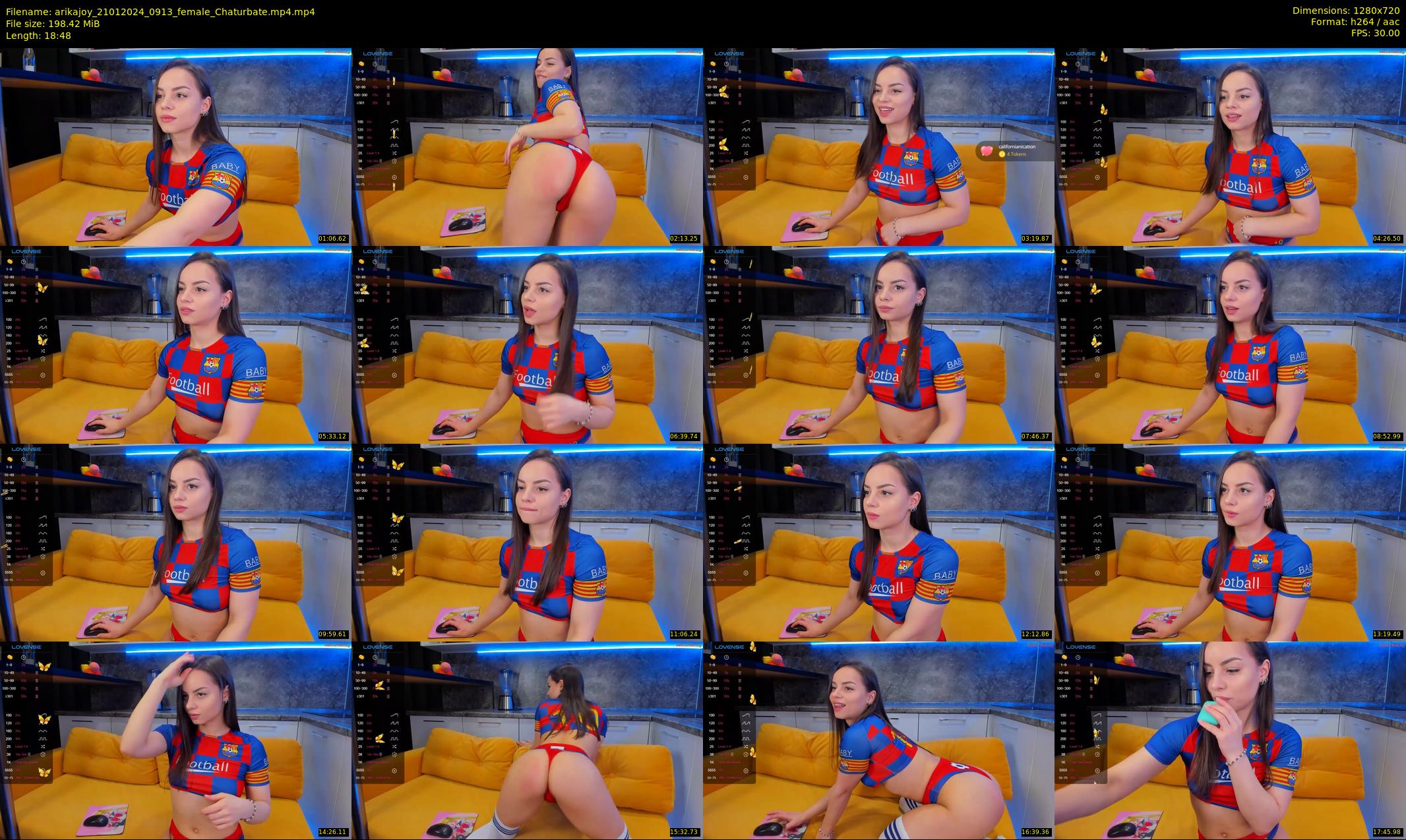 arikajoy — 19 minute Chaturbate female cam show recording, 720p, Jan 21, 2024