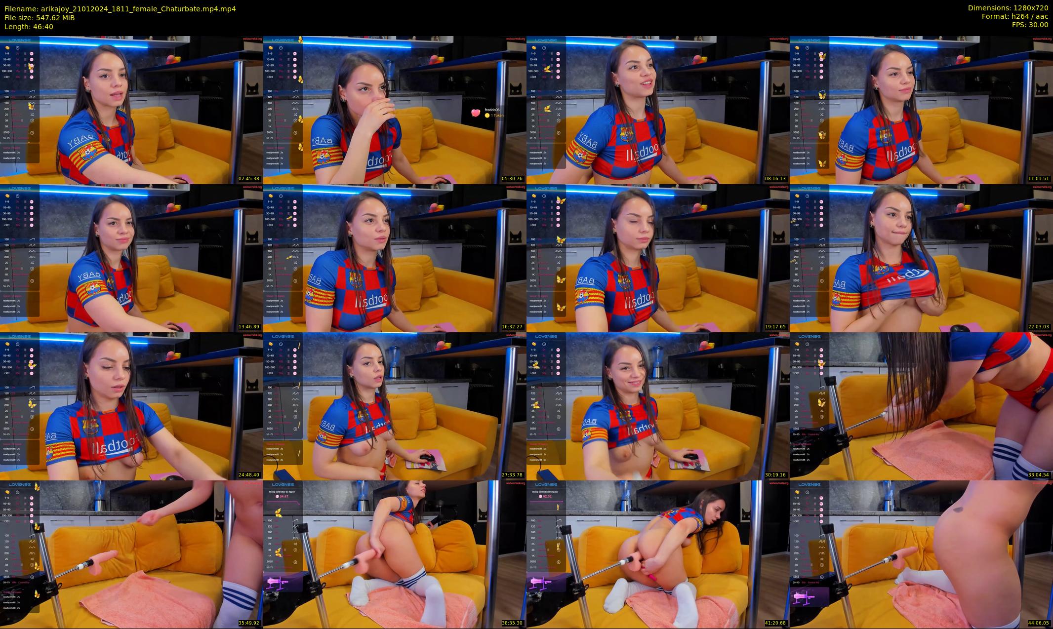 arikajoy — 47 minute Chaturbate female cam show recording, 720p, Jan 21, 2024