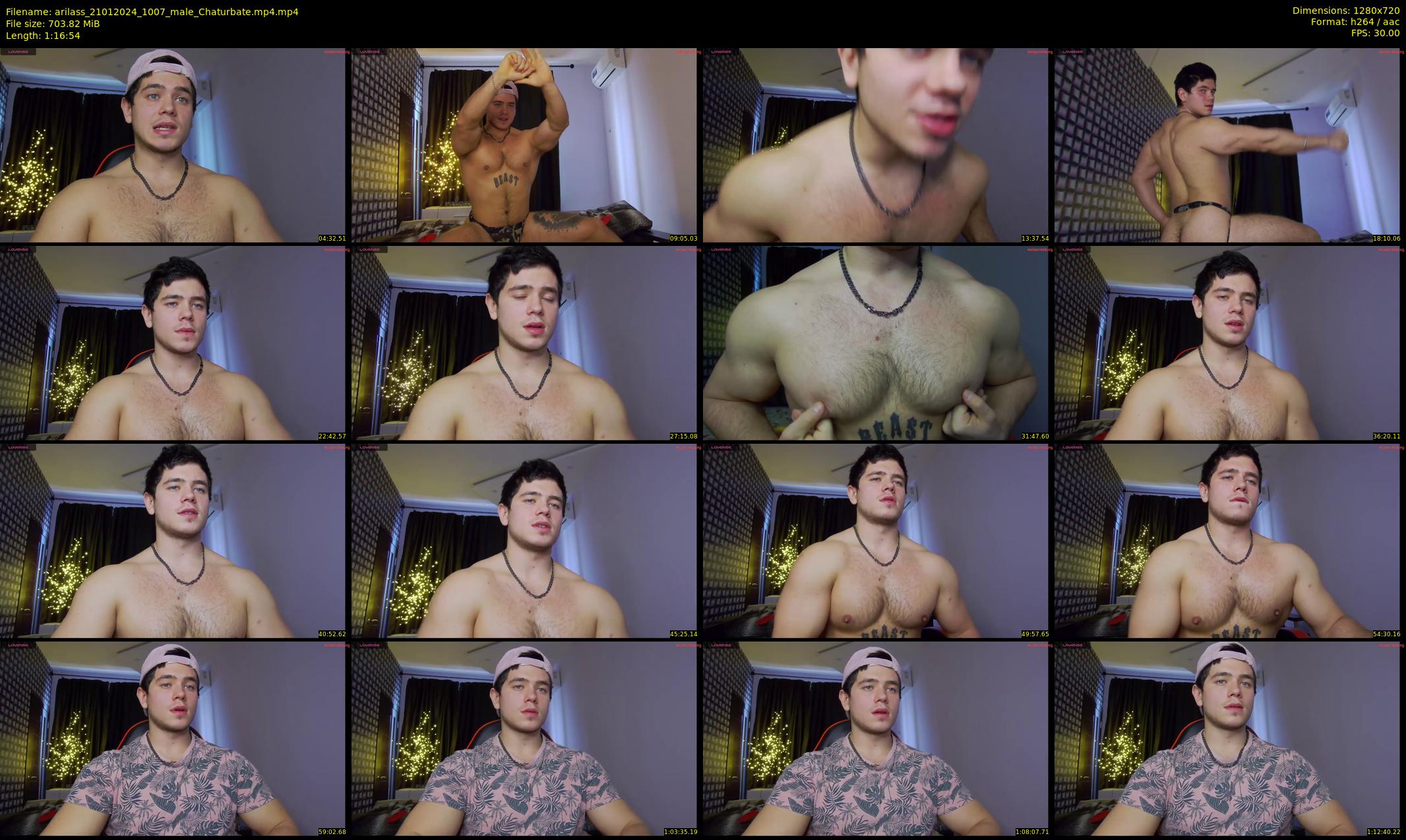 arilass — 77 minute Chaturbate male cam show recording, 720p, Jan 21, 2024
