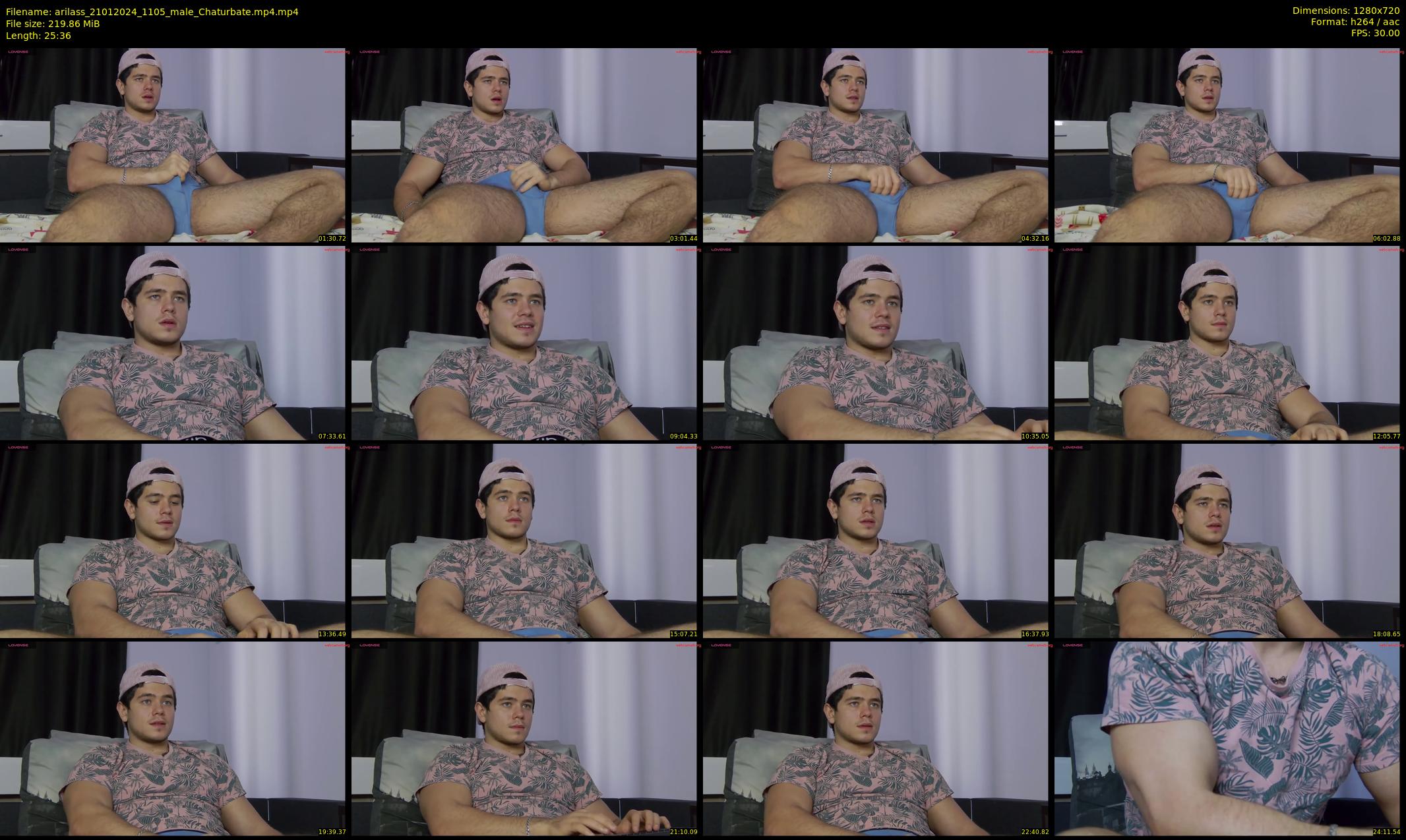 arilass — 26 minute Chaturbate male cam show recording, 720p, Jan 21, 2024