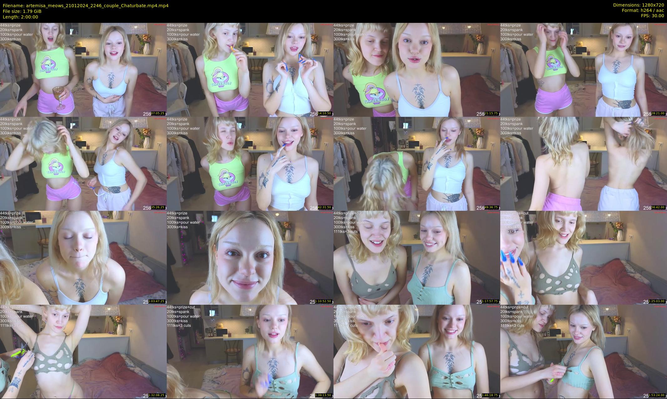 artemisa_meows — 120 minute Chaturbate couple cam show recording, 720p, Jan 21, 2024