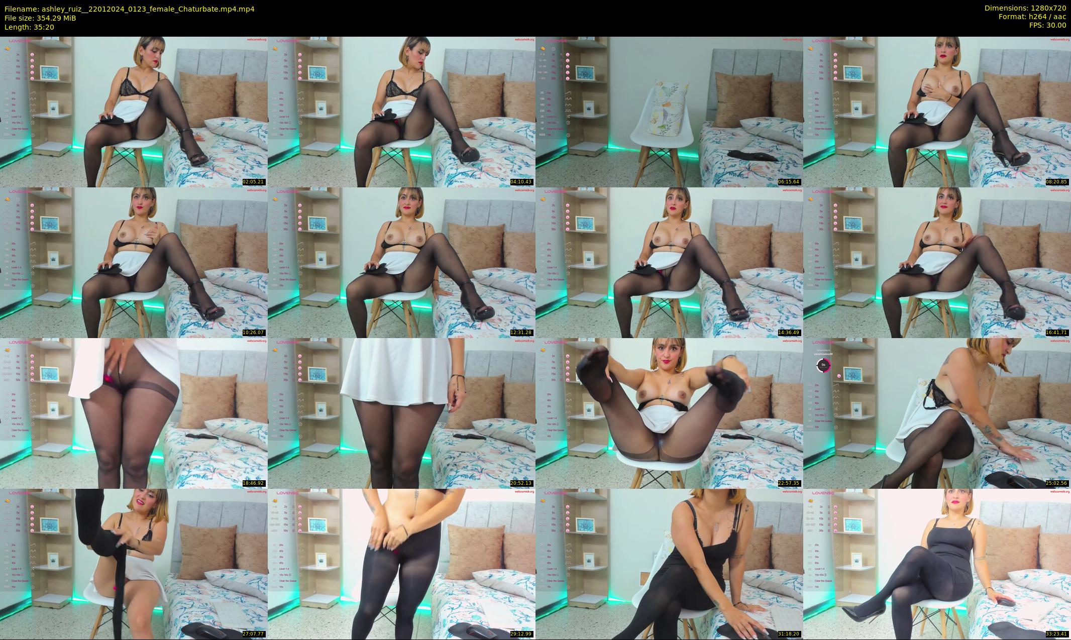 ashley_ruiz_ — 36 minute Chaturbate female cam show recording, 720p, Jan 22, 2024