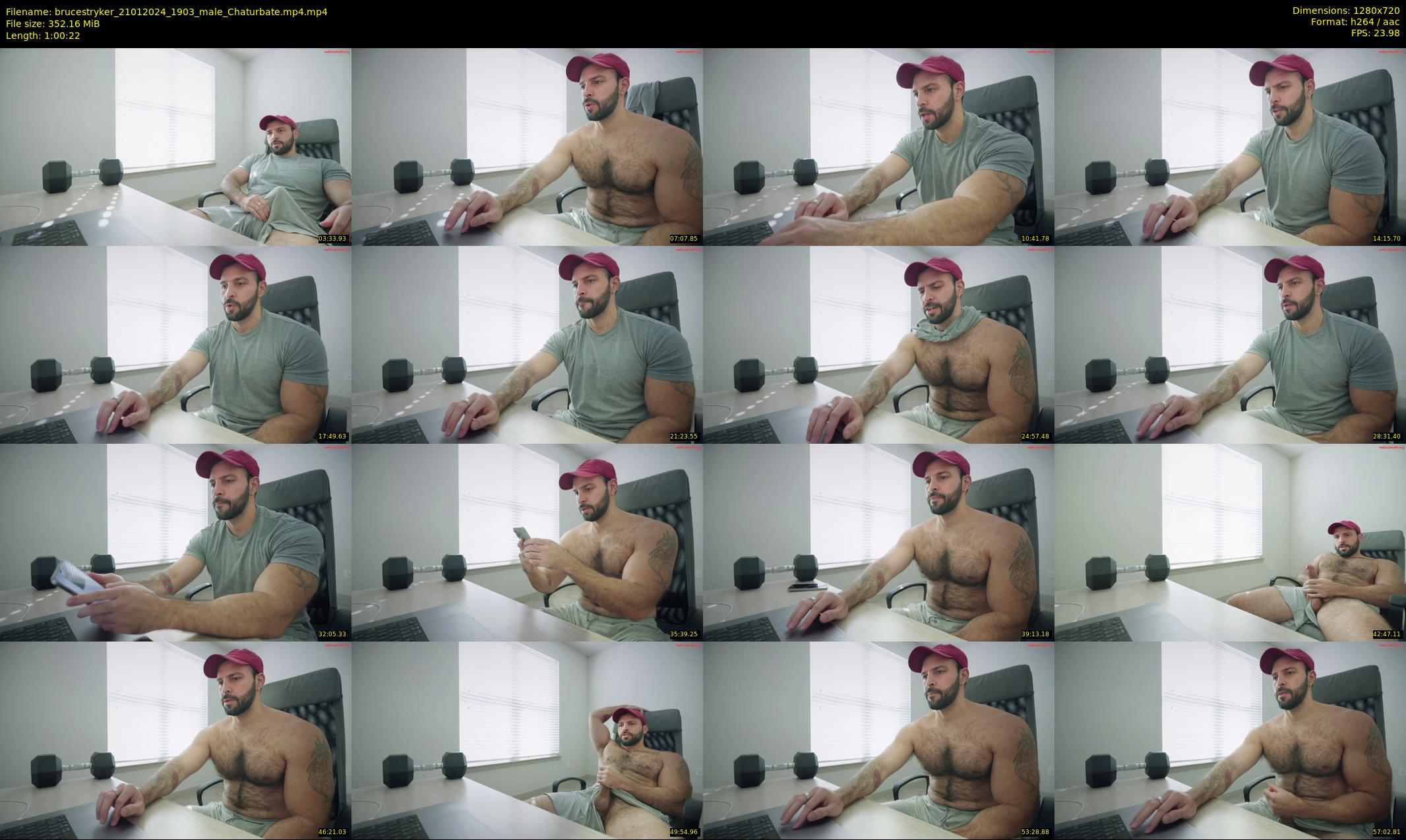 brucestryker — 61 minute Chaturbate male cam show recording, 720p, Jan 21, 2024