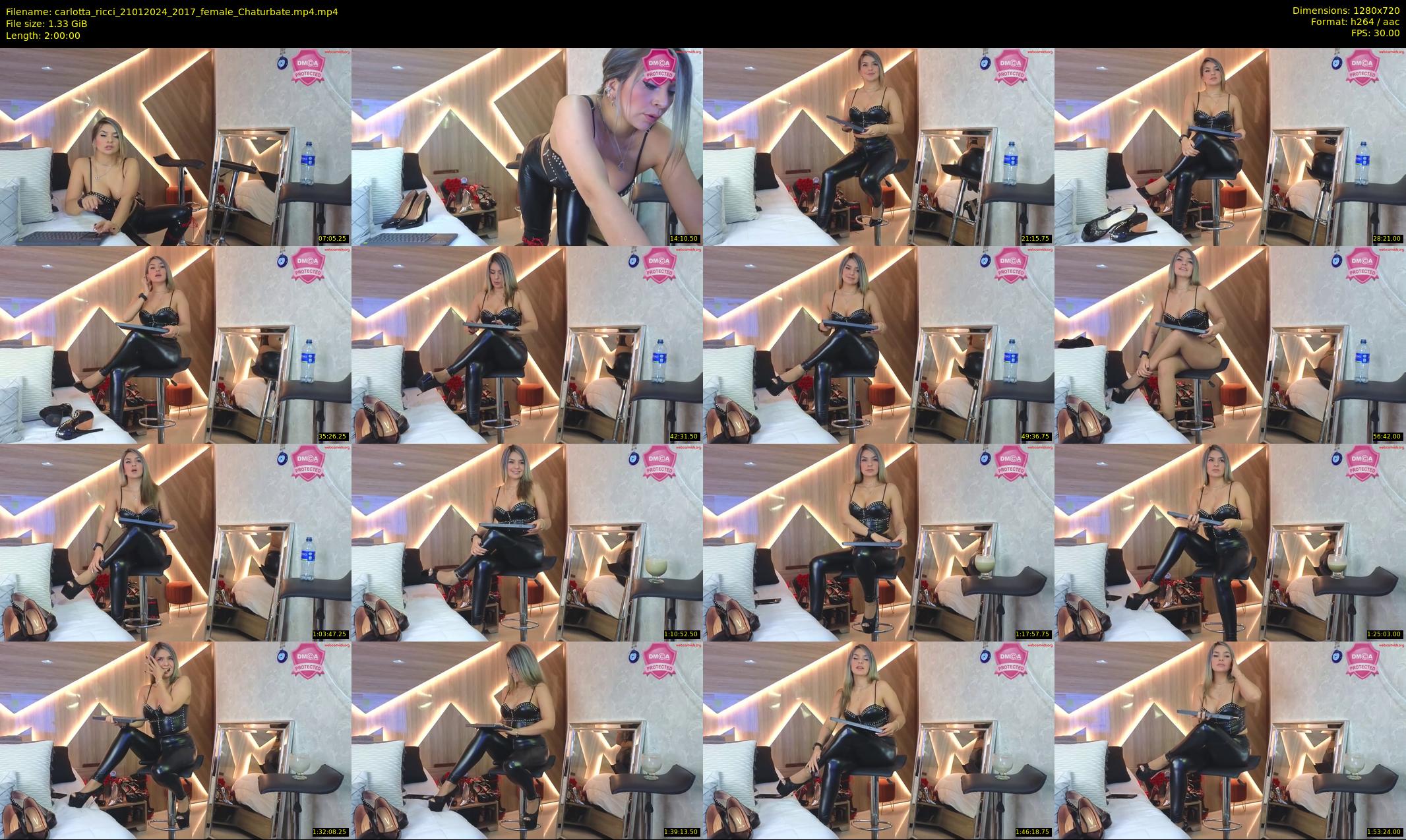 carlotta_ricci — 120 minute Chaturbate female cam show recording, 720p, Jan 21, 2024
