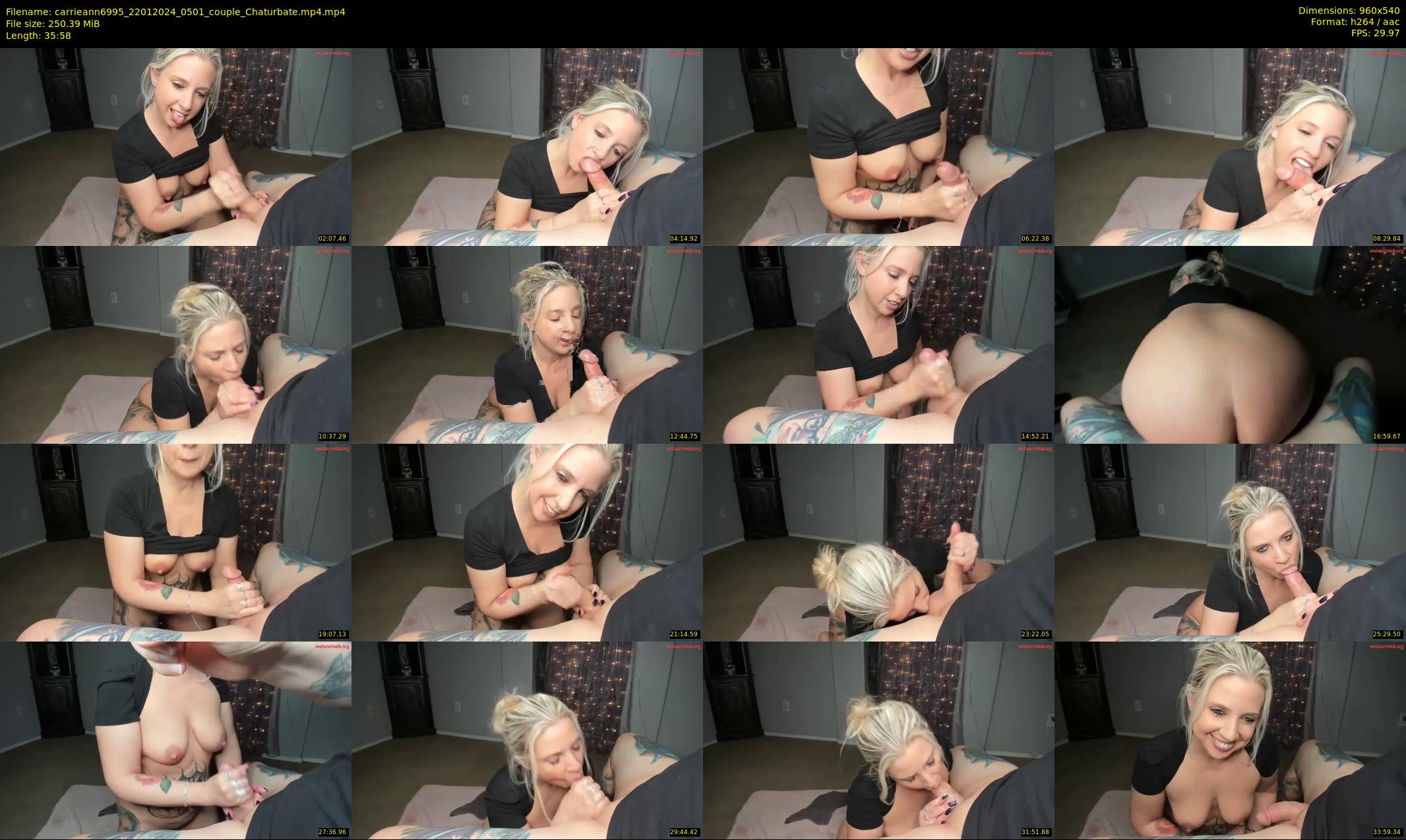 carrieann6995 — 36 minute Chaturbate couple cam show recording, 480p, Jan 22, 2024