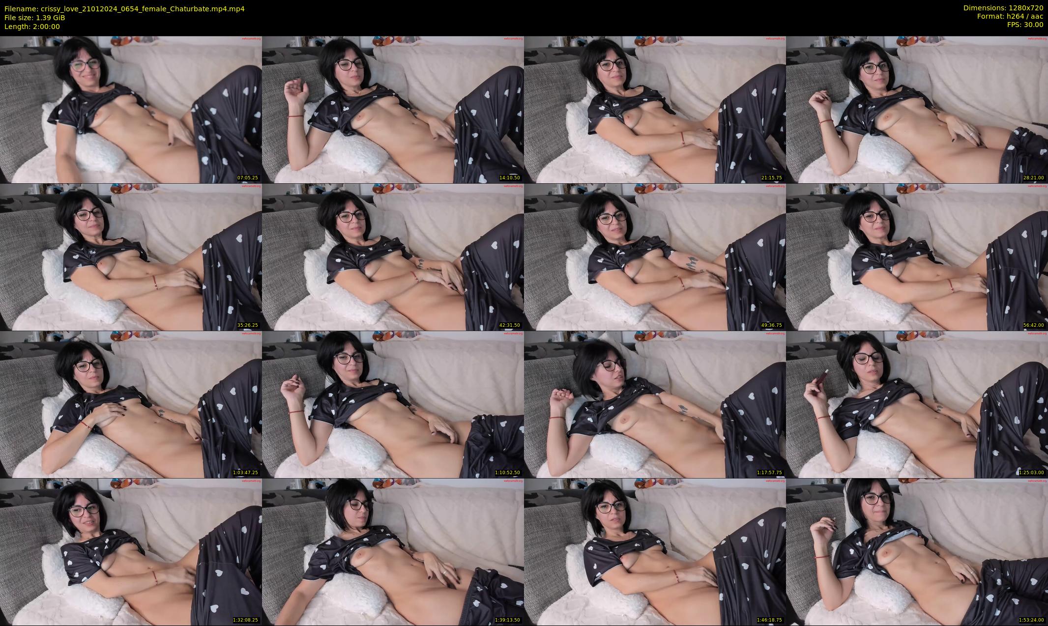 crissy_love — 120 minute Chaturbate female cam show recording, 720p, Jan 21, 2024