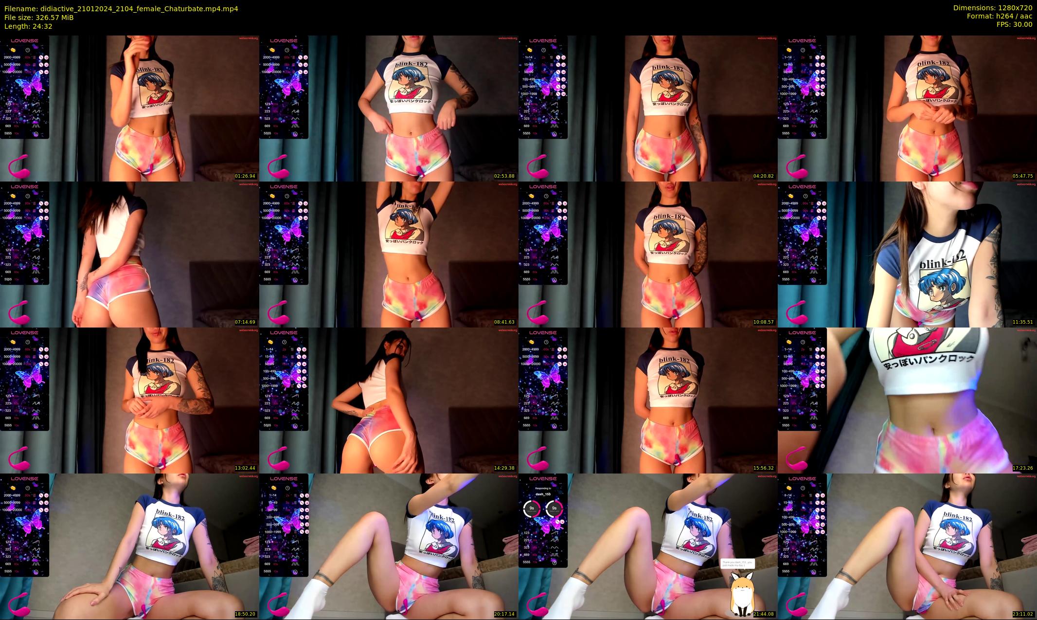didiactive — 25 minute Chaturbate female cam show recording, 720p, Jan 21, 2024
