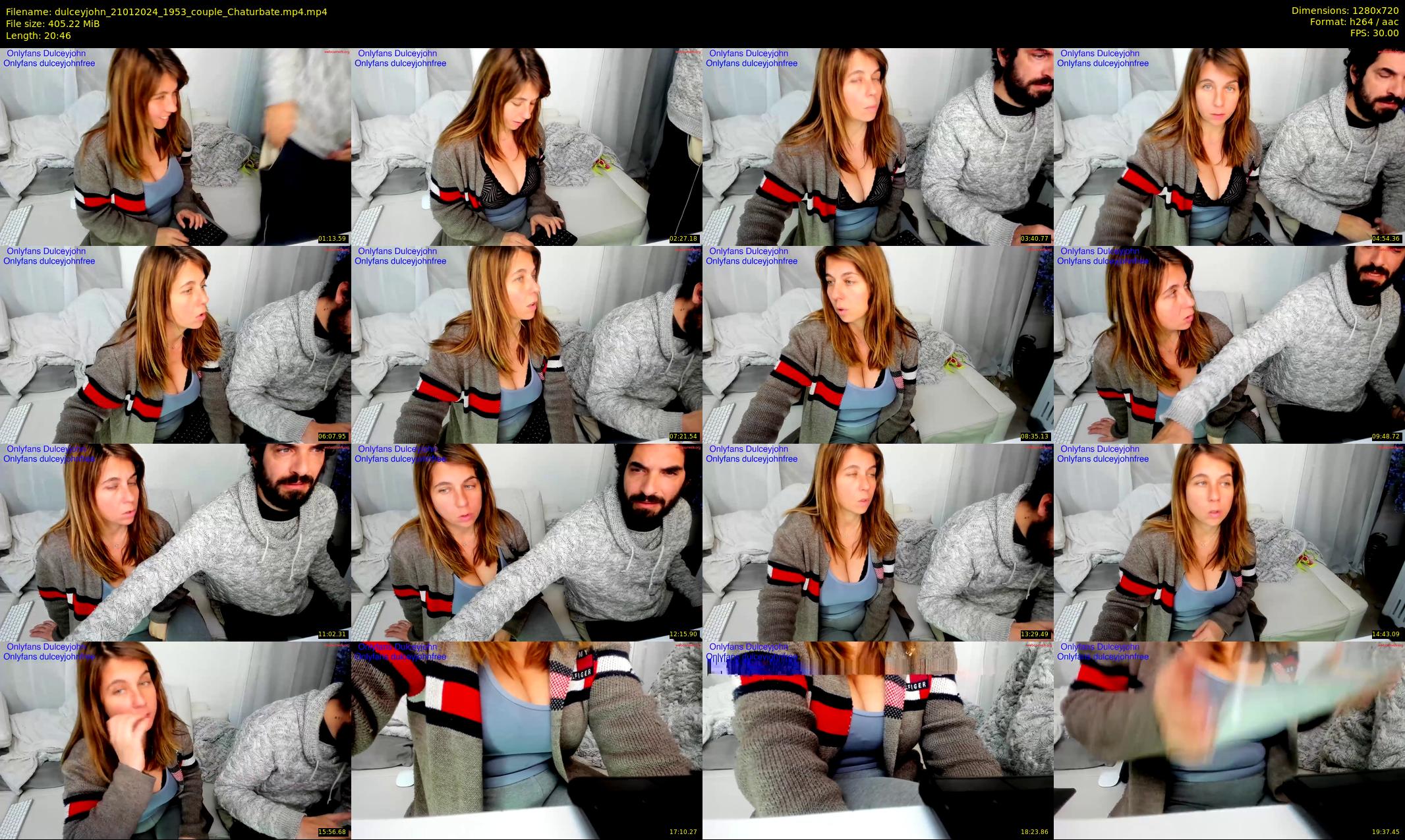 dulceyjohn — 21 minute Chaturbate female cam show recording, 720p, Jan 21, 2024