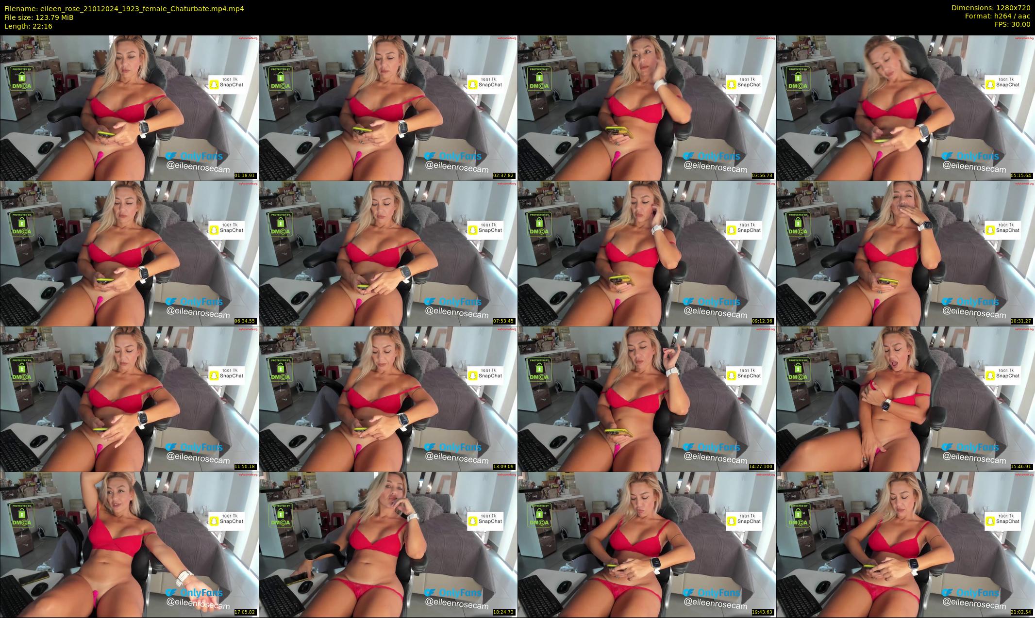 eileen_rose — 23 minute Chaturbate female cam show recording, 720p, Jan 21, 2024
