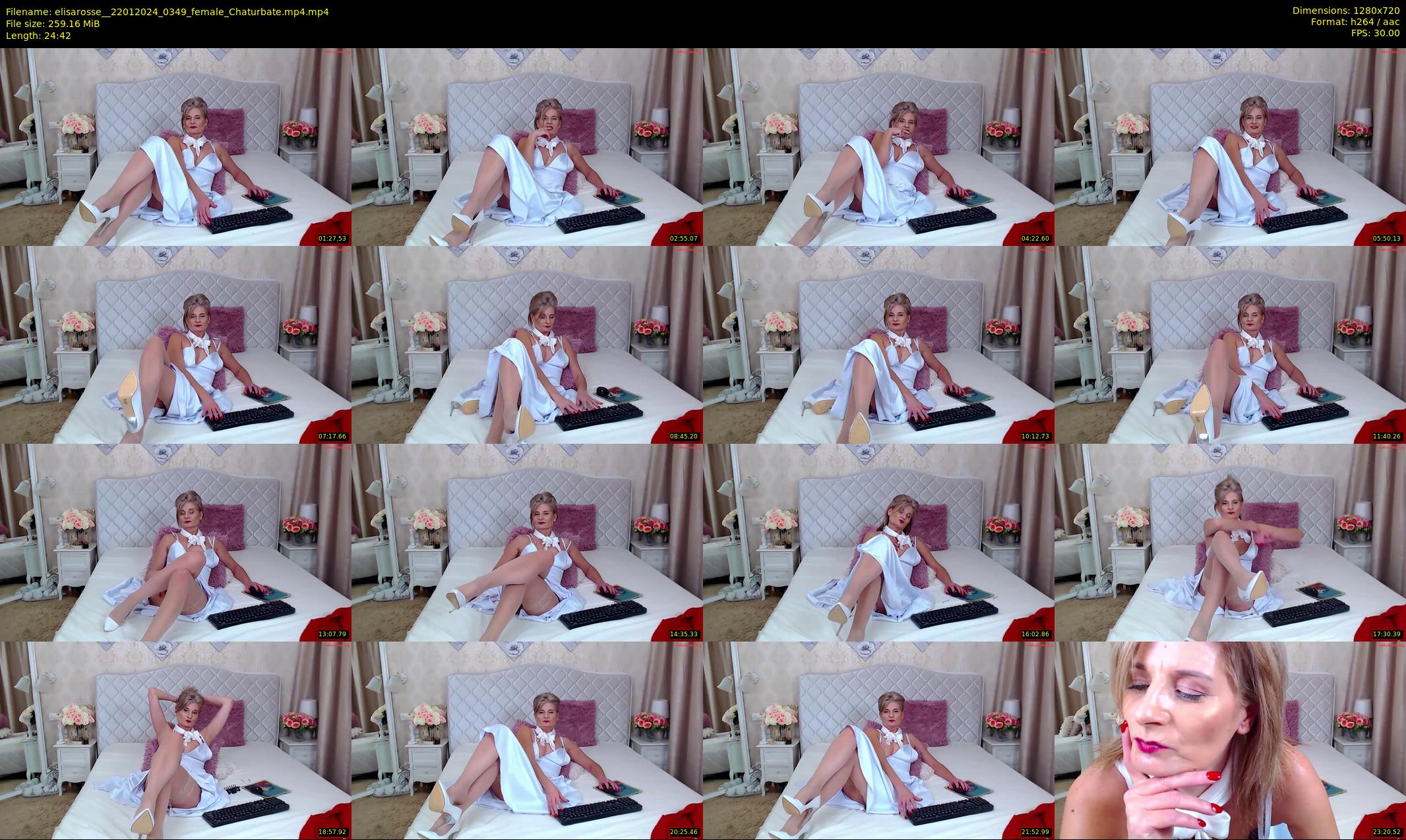 elisarosse_ — 25 minute Chaturbate female cam show recording, 720p, Jan 22, 2024
