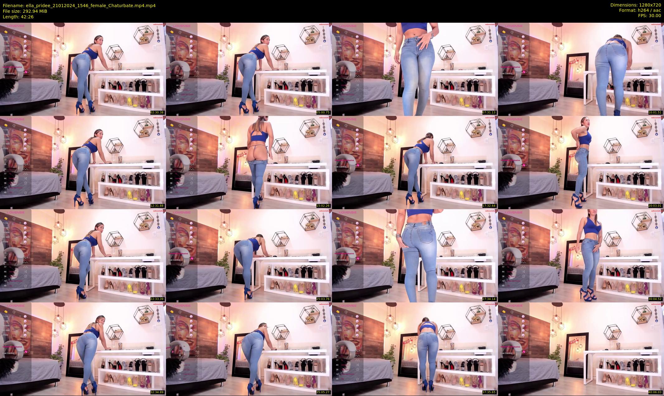 ella_pridee — 43 minute Chaturbate female cam show recording, 720p, Jan 21, 2024