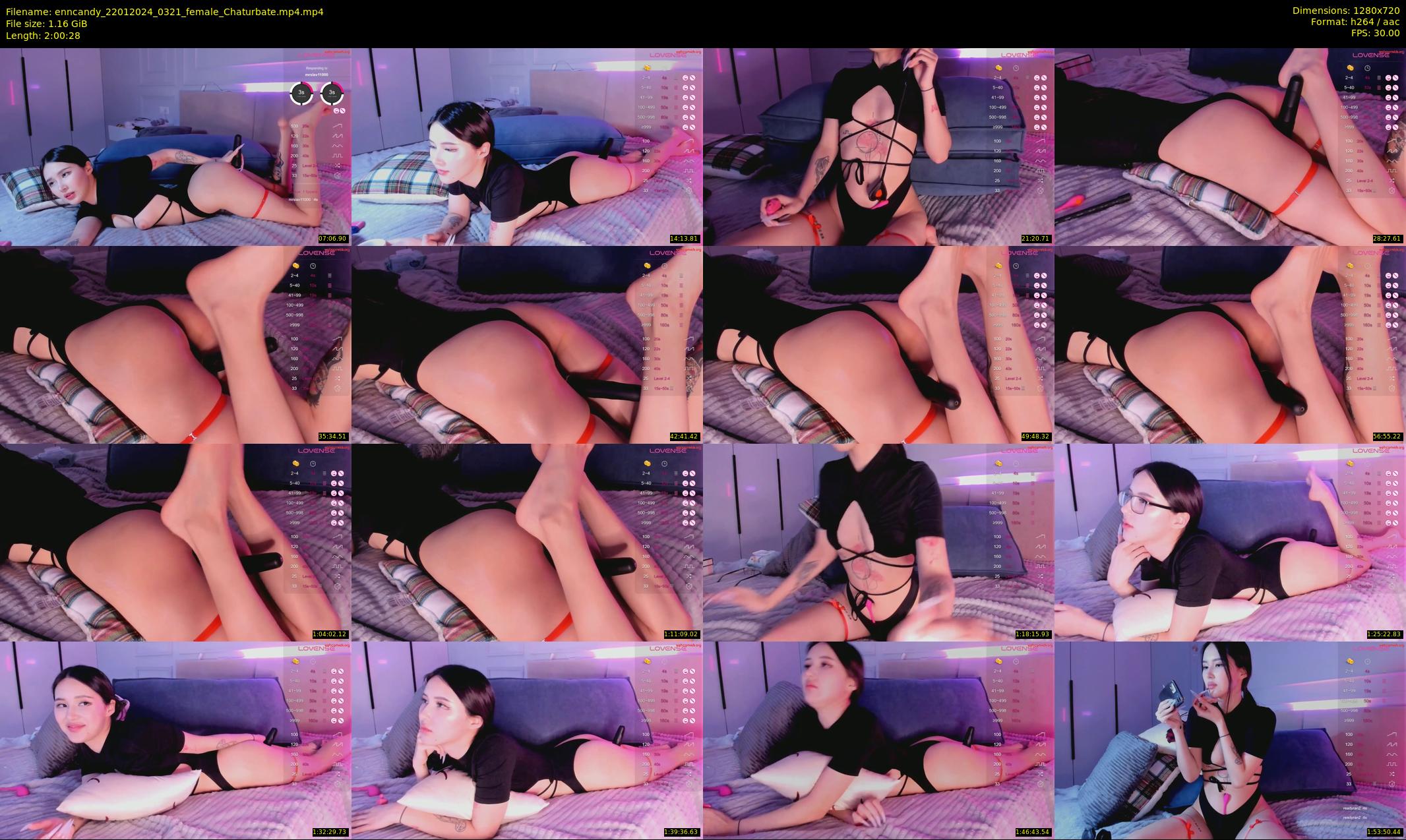 enncandy — 121 minute Chaturbate female cam show recording, 720p, Jan 22, 2024