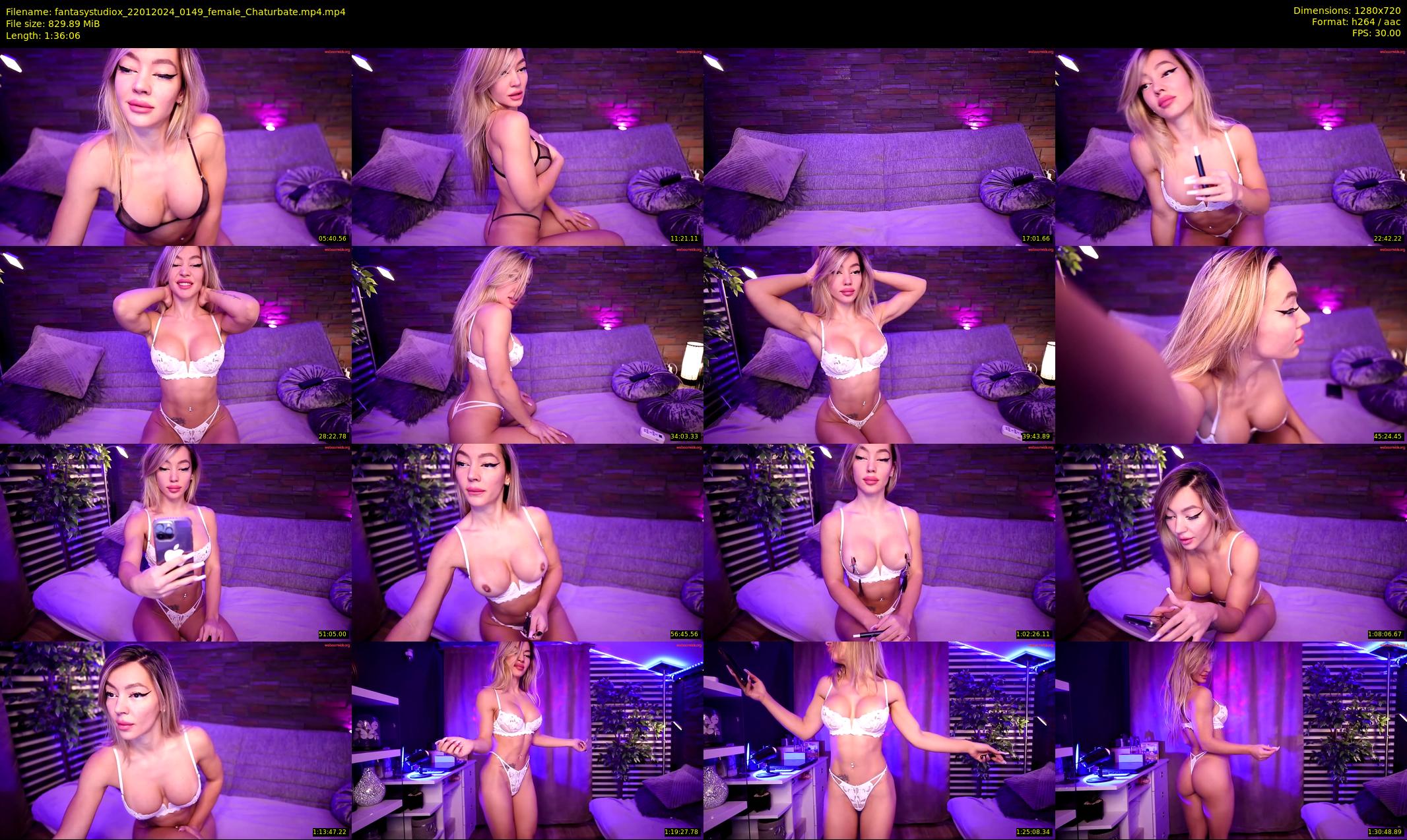 fantasystudiox — 97 minute Chaturbate female cam show recording, 720p, Jan 22, 2024