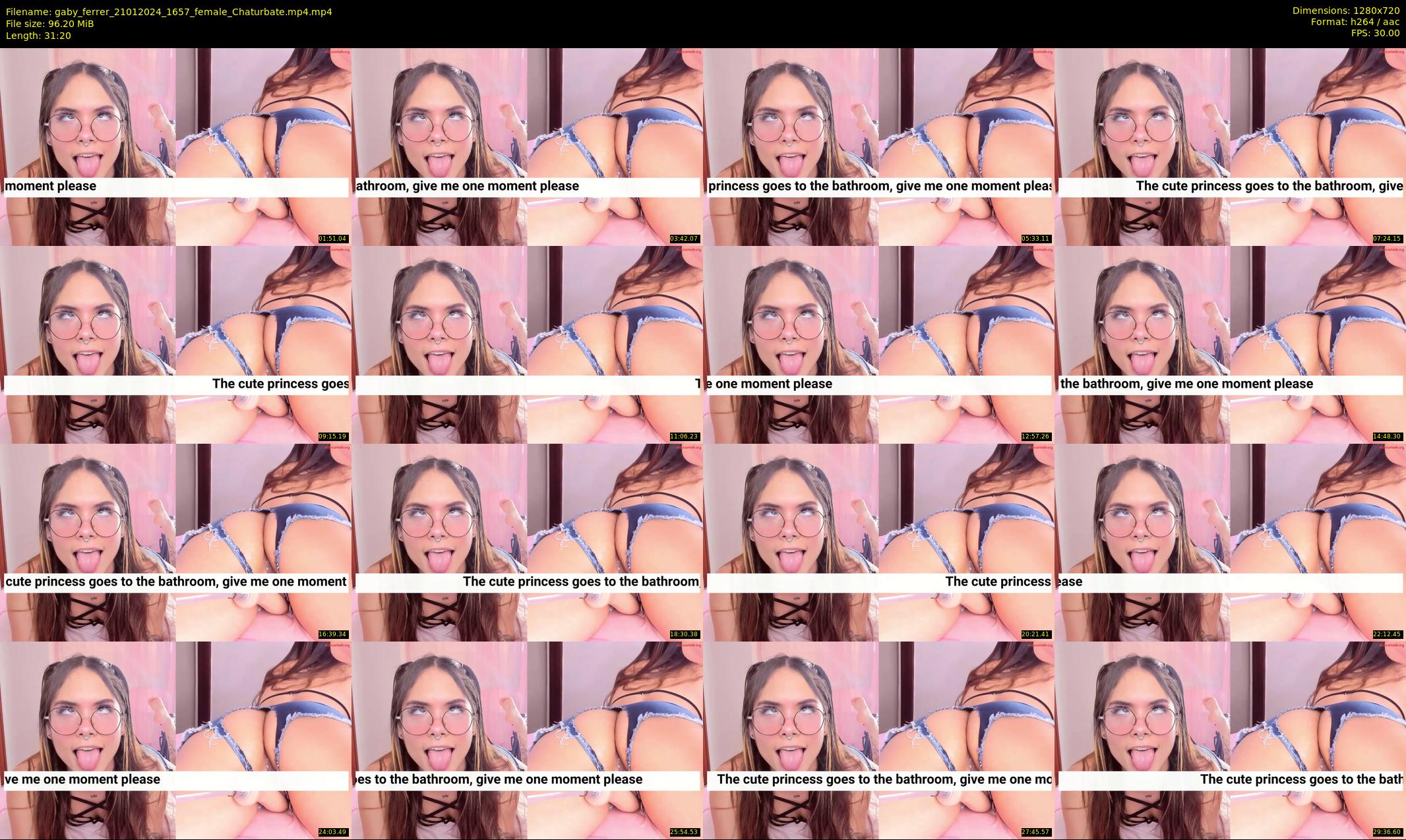 gaby_ferrer — 32 minute Chaturbate female cam show recording, 720p, Jan 21, 2024