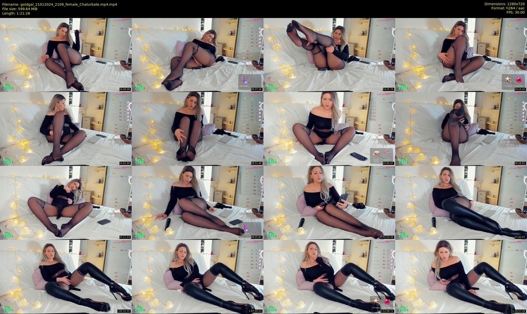 goldgal — 82 minute Chaturbate female cam show recording, 720p, Jan 21, 2024