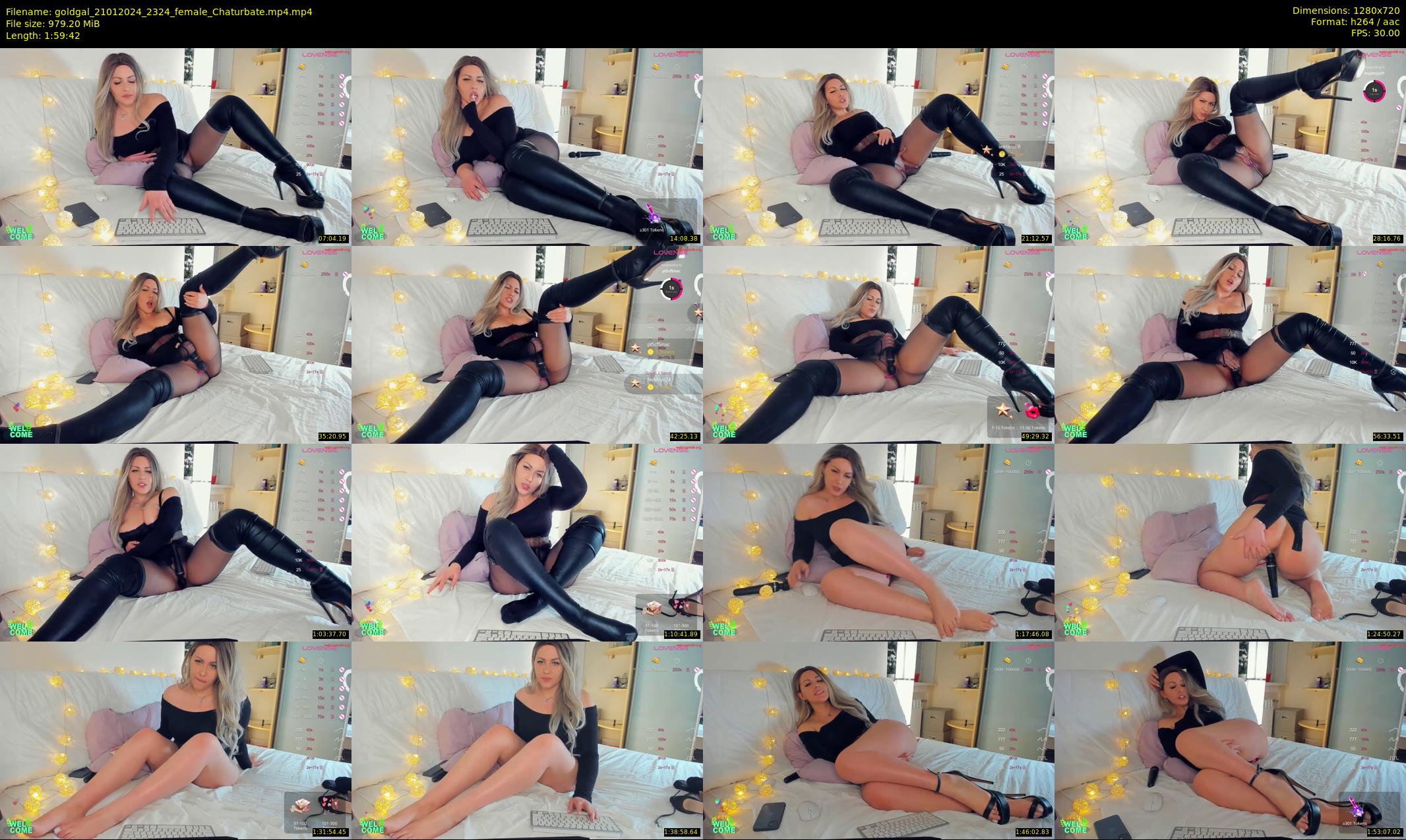 goldgal — 120 minute Chaturbate female cam show recording, 720p, Jan 21, 2024