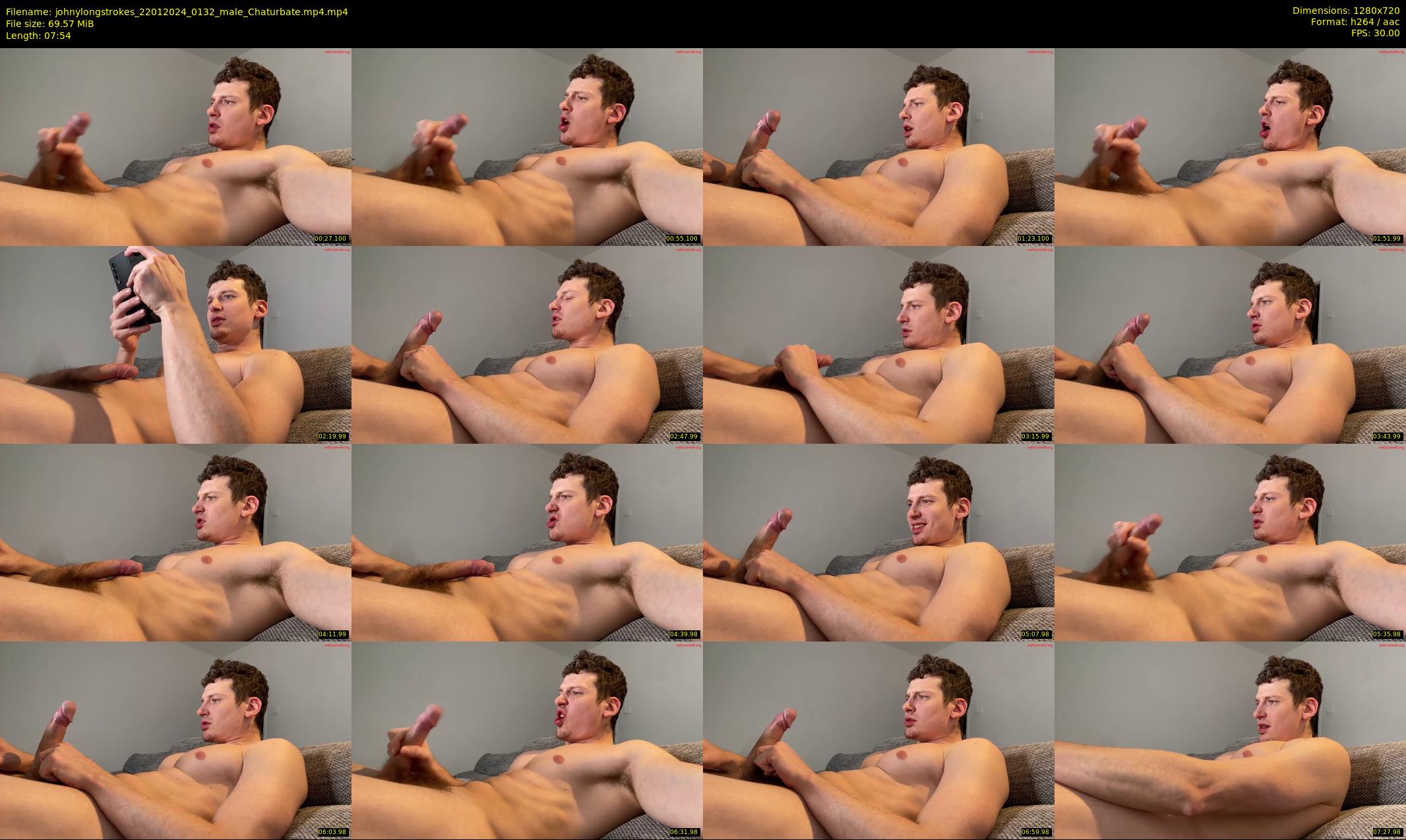 johnylongstrokes — 8 minute Chaturbate male cam show recording, 720p, Jan 22, 2024