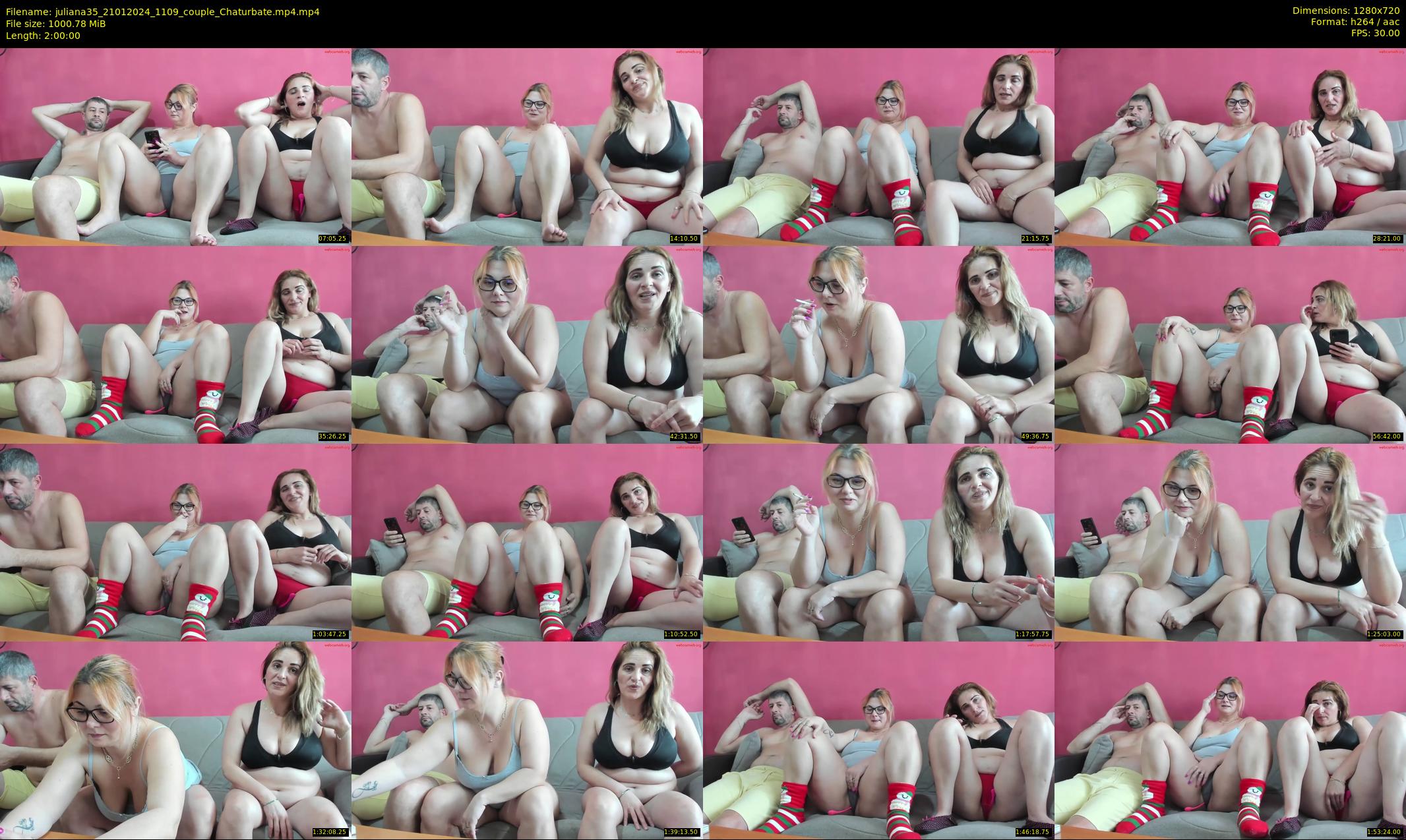 juliana35 — 120 minute Chaturbate couple cam show recording, 720p, Jan 21, 2024