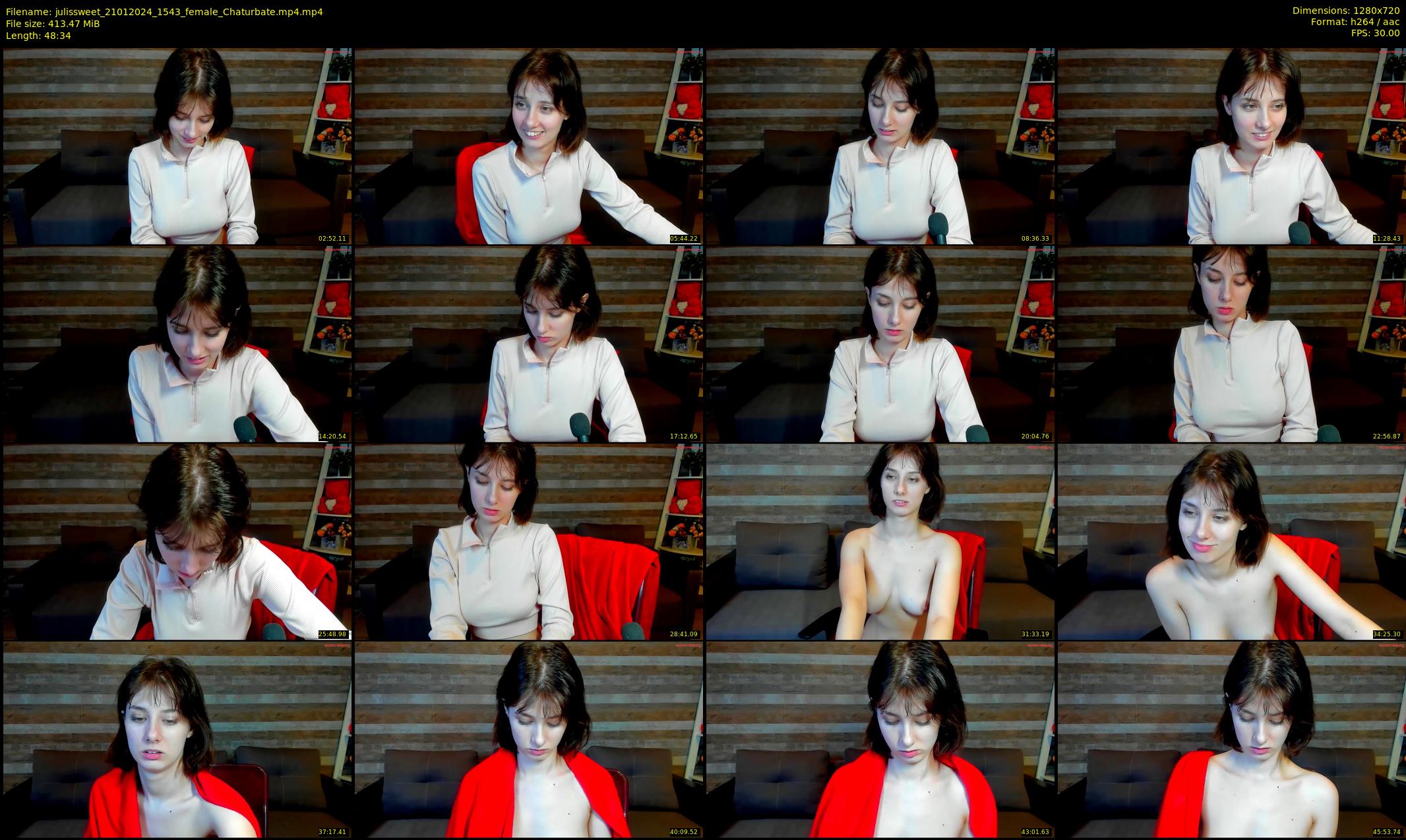 julissweet — 49 minute Chaturbate female cam show recording, 720p, Jan 21, 2024