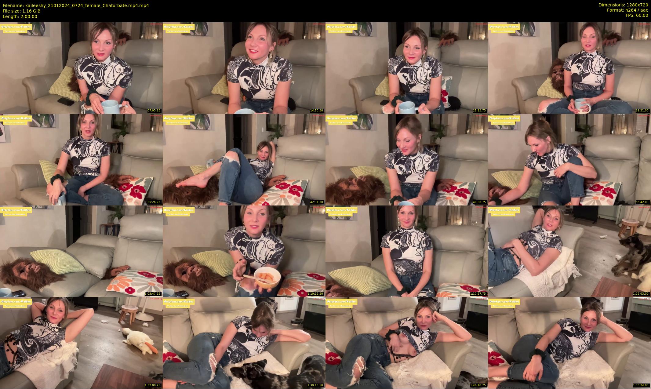kaileeshy — 120 minute Chaturbate female cam show recording, 720p, Jan 21, 2024