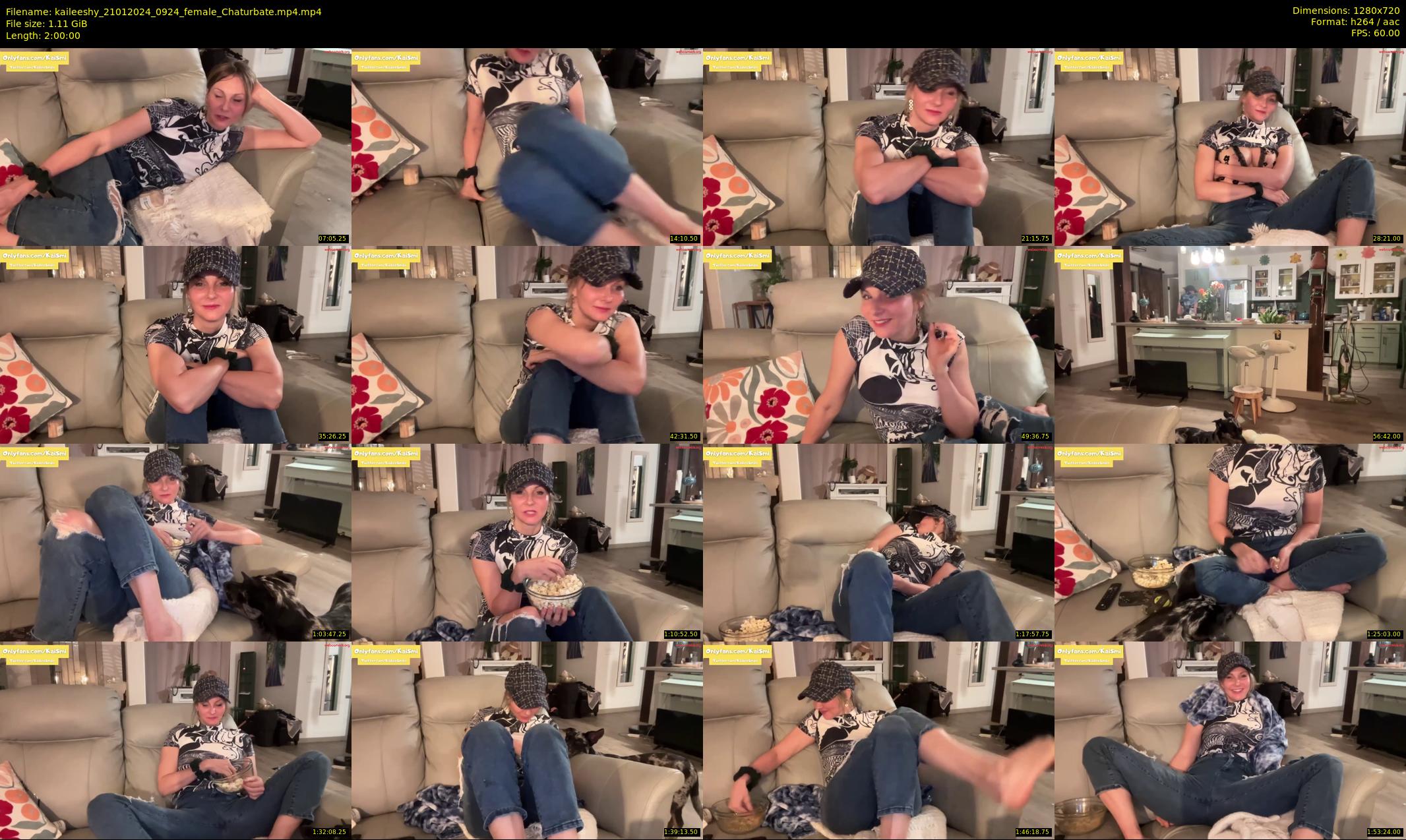kaileeshy — 120 minute Chaturbate female cam show recording, 720p, Jan 21, 2024