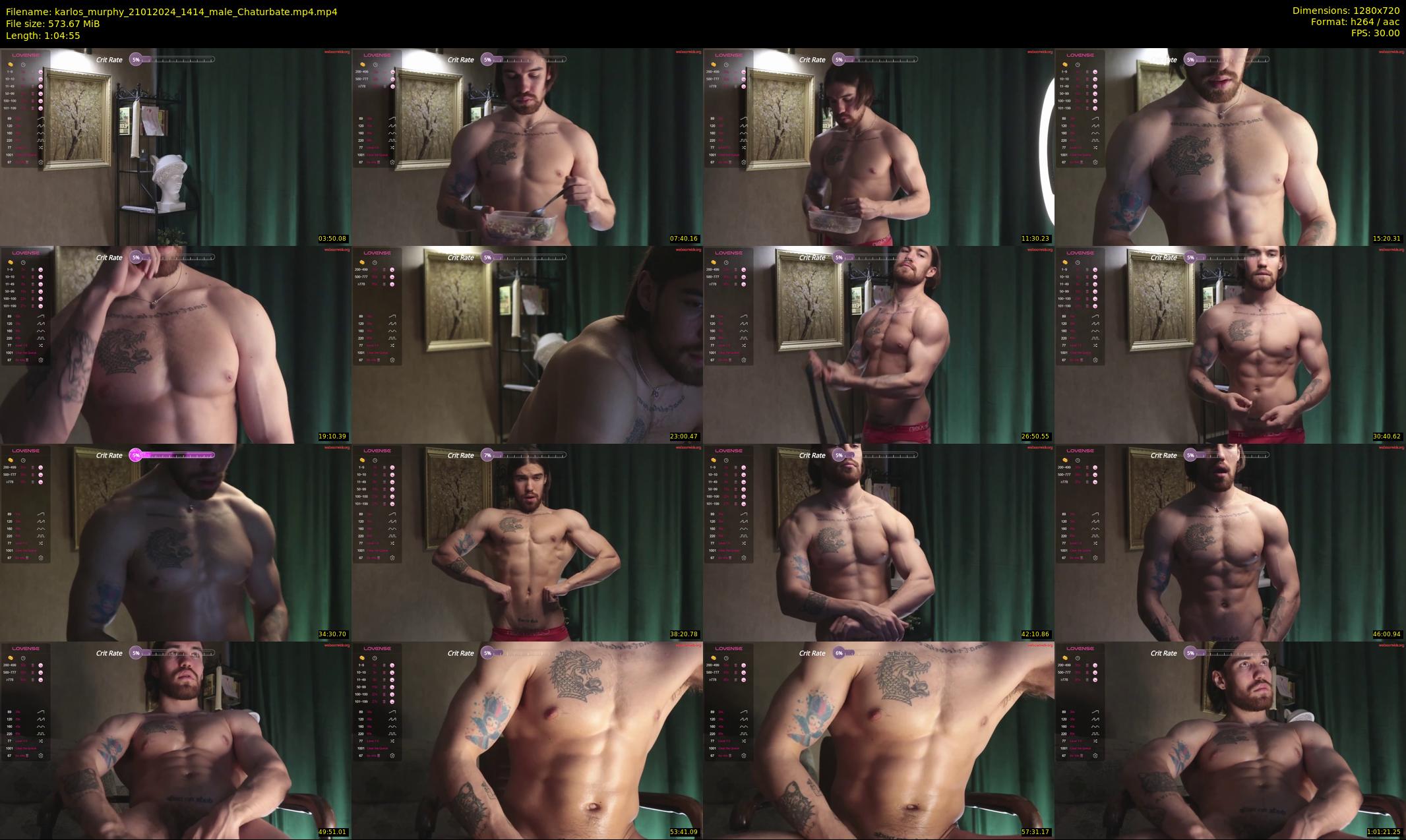 karlos_murphy — 65 minute Chaturbate male cam show recording, 720p, Jan 21, 2024
