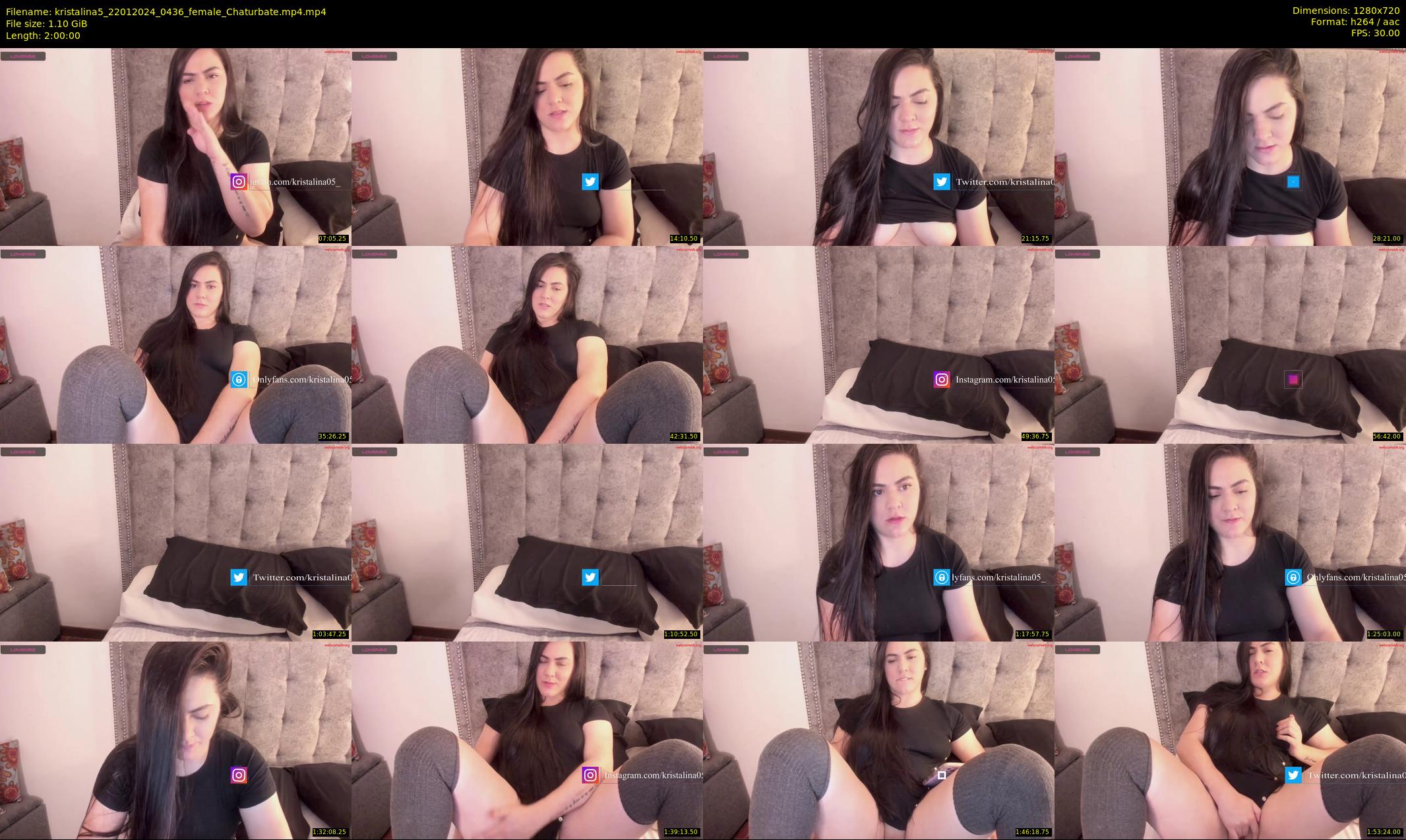 kristalina5 — 120 minute Chaturbate female cam show recording, 720p, Jan 22, 2024