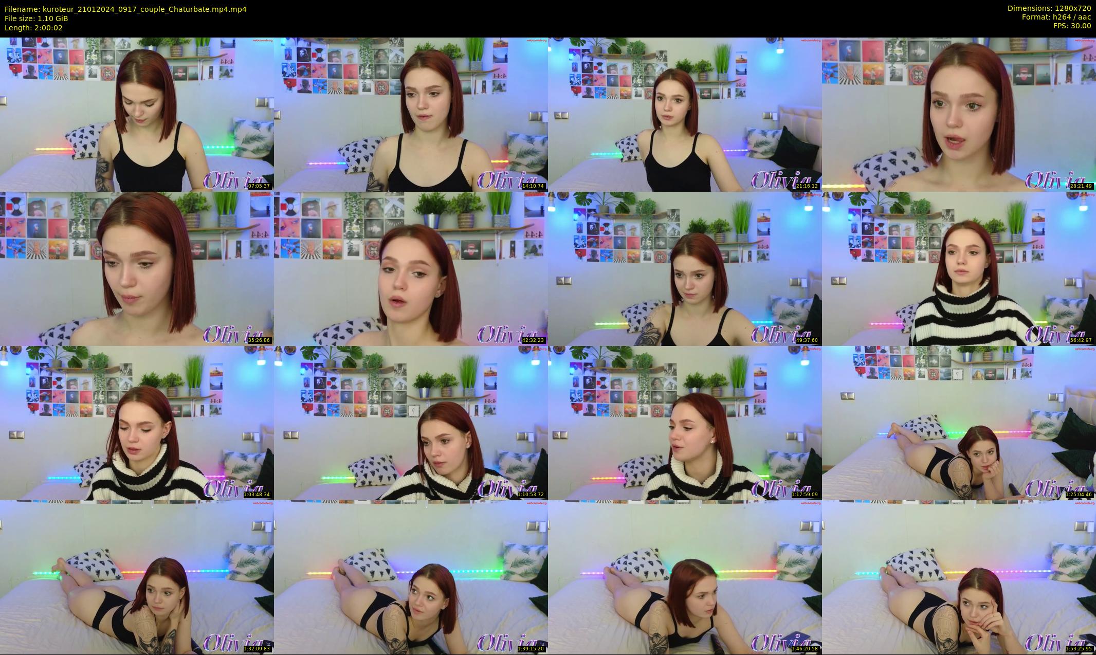 kuroteur — 121 minute Chaturbate couple cam show recording, 720p, Jan 21, 2024