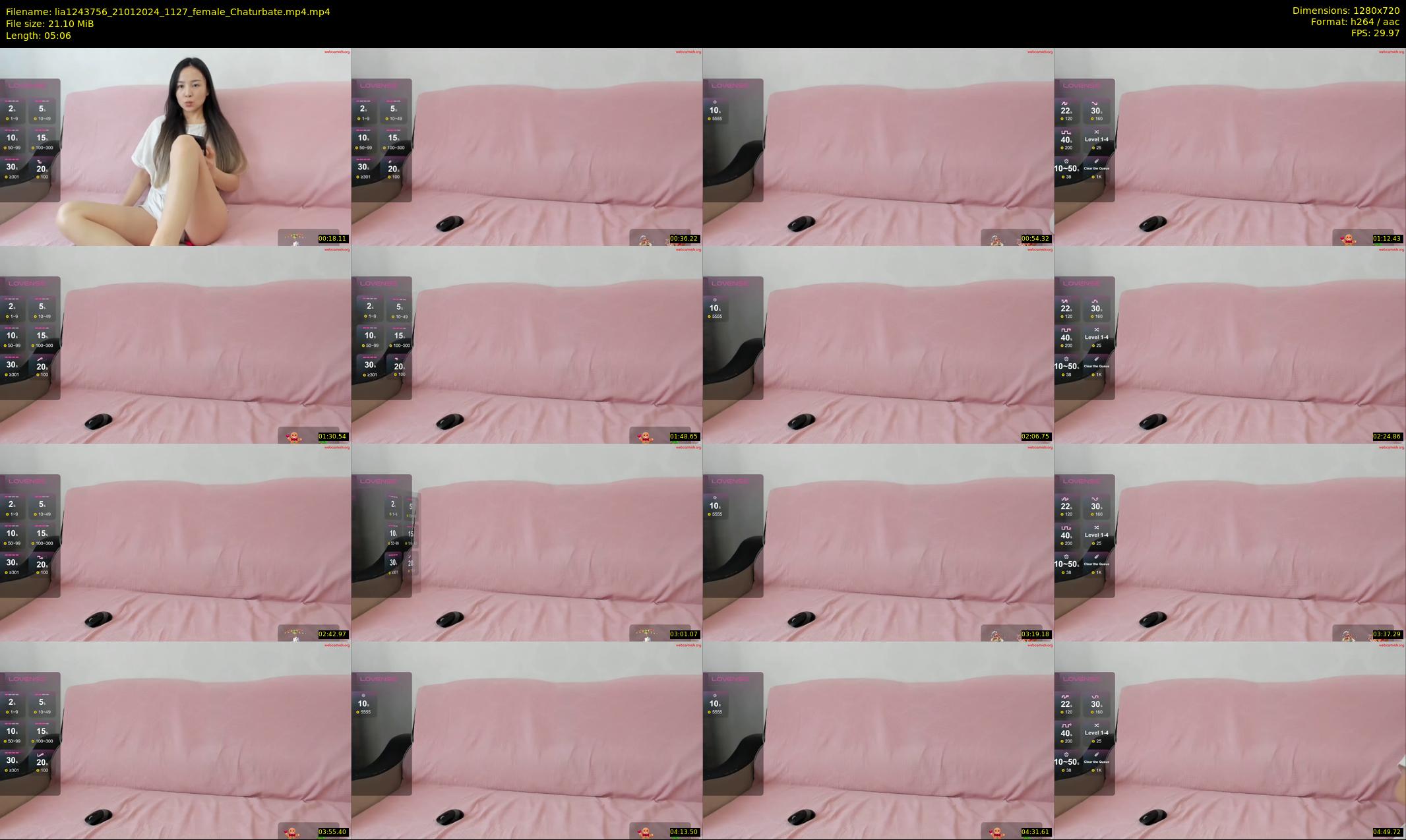 lia1243756 — 6 minute Chaturbate female cam show recording, 720p, Jan 21, 2024