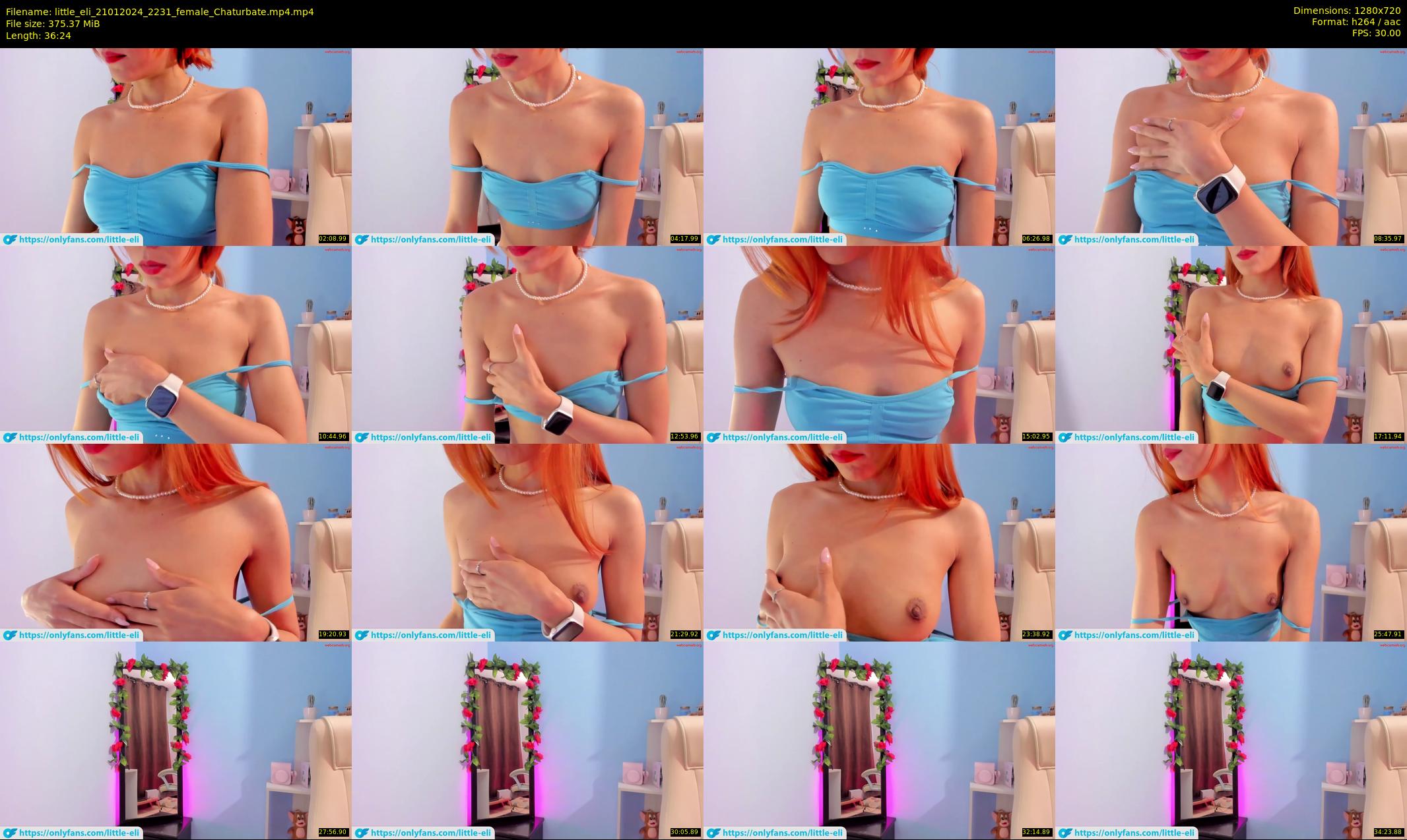 little_eli — 37 minute Chaturbate female cam show recording, 720p, Jan 21, 2024