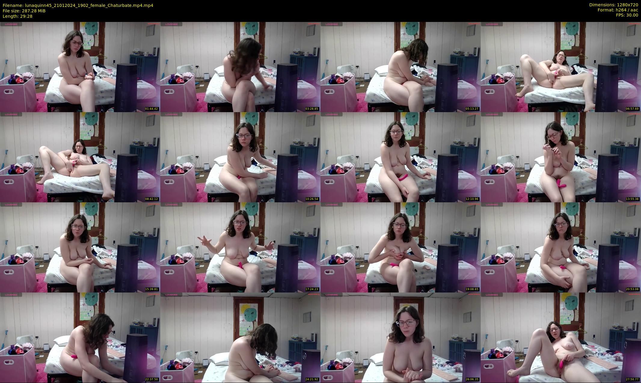 lunaquinn45 — 30 minute Chaturbate female cam show recording, 720p, Jan 21, 2024