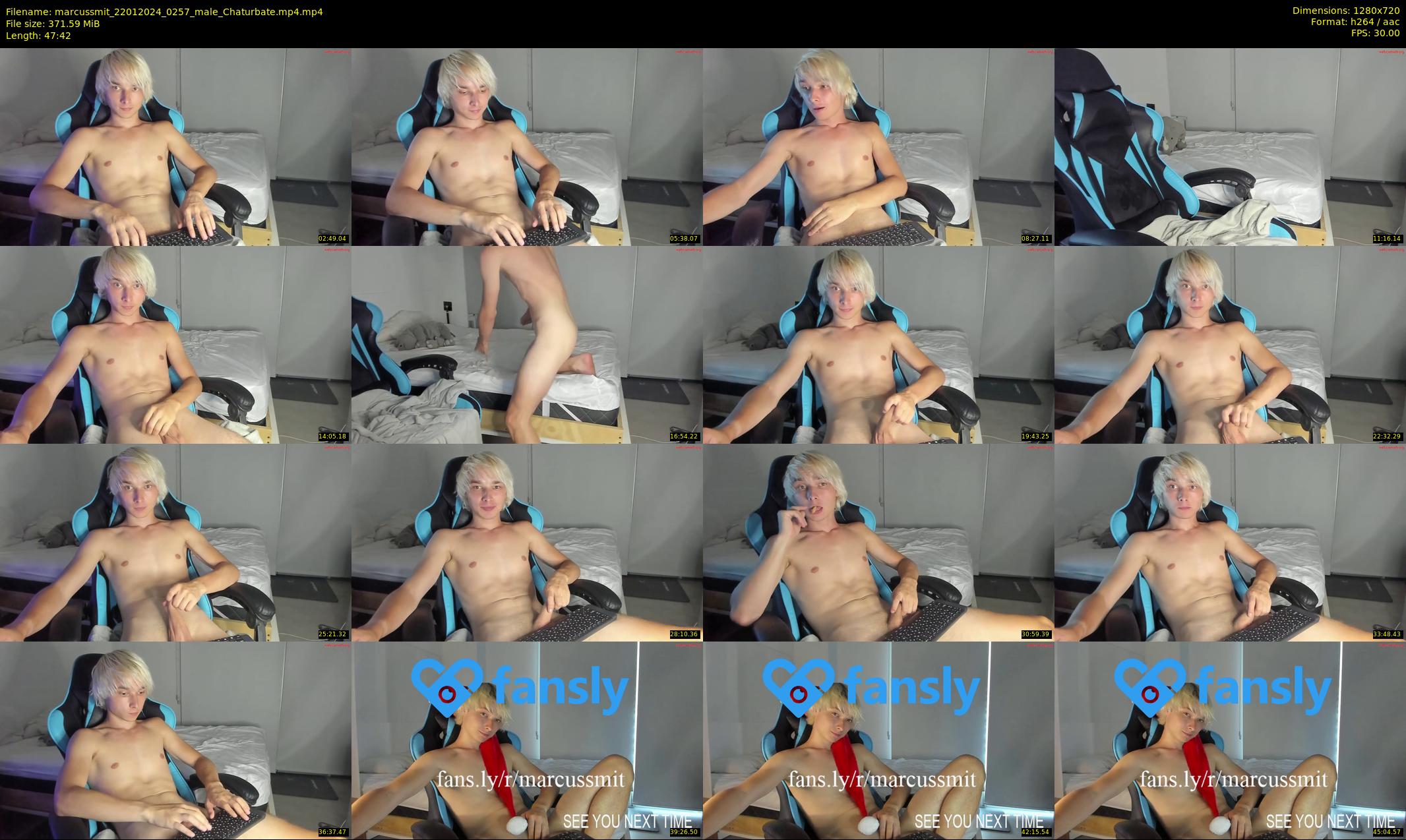 marcussmit — 48 minute Chaturbate male cam show recording, 720p, Jan 22, 2024