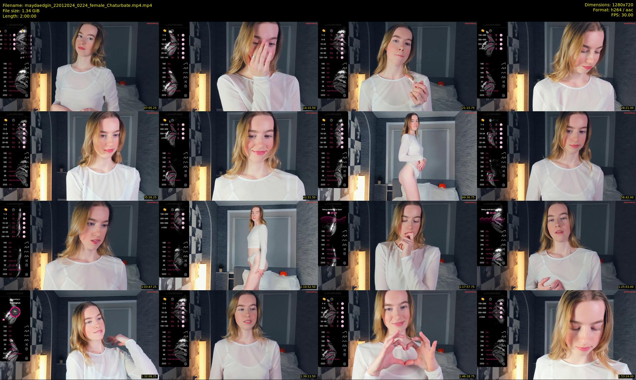 maydaedgin — 120 minute Chaturbate female cam show recording, 720p, Jan 22, 2024