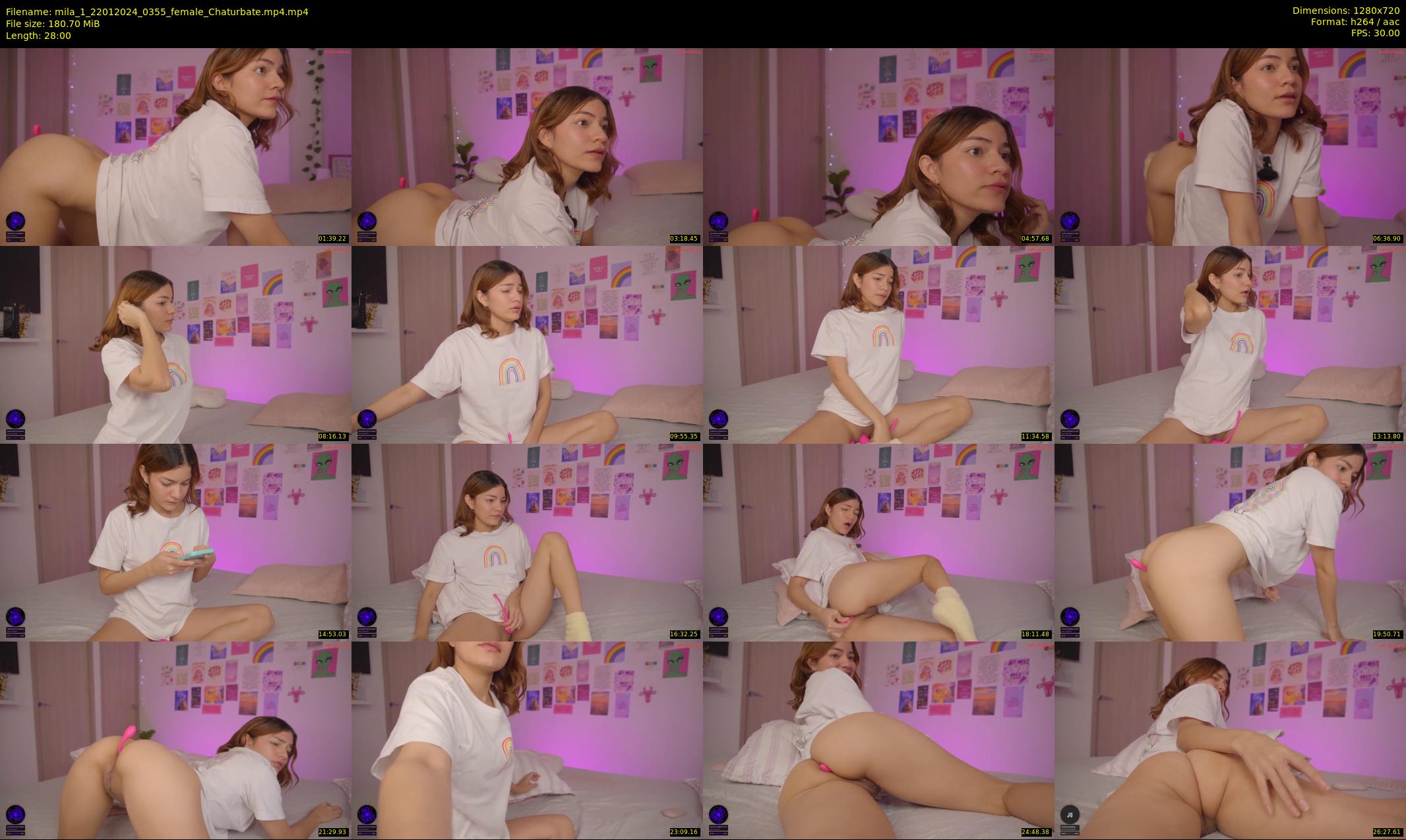 mila_1 — 28 minute Chaturbate female cam show recording, 720p, Jan 22, 2024