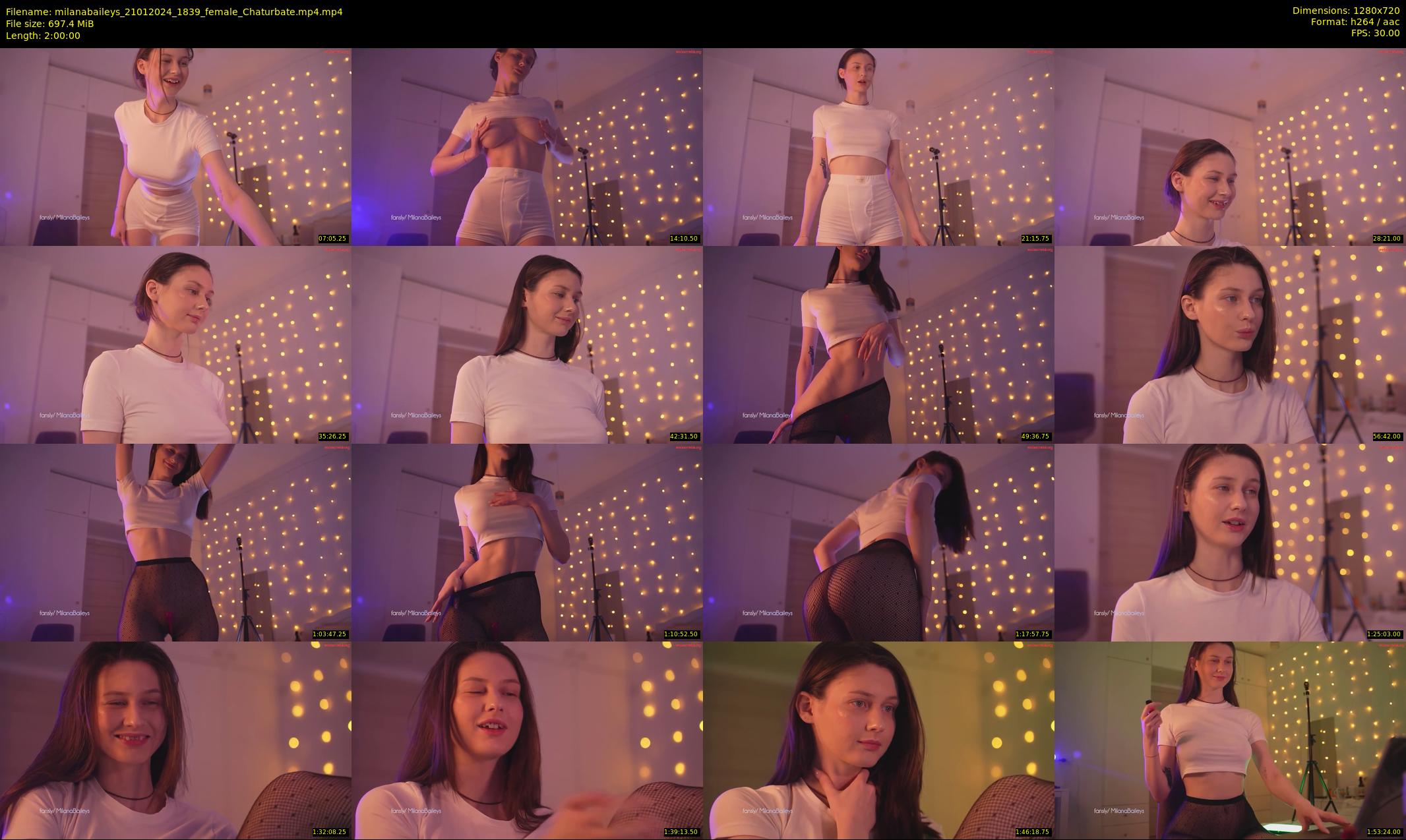 milanabaileys — 120 minute Chaturbate female cam show recording, 720p, Jan 21, 2024