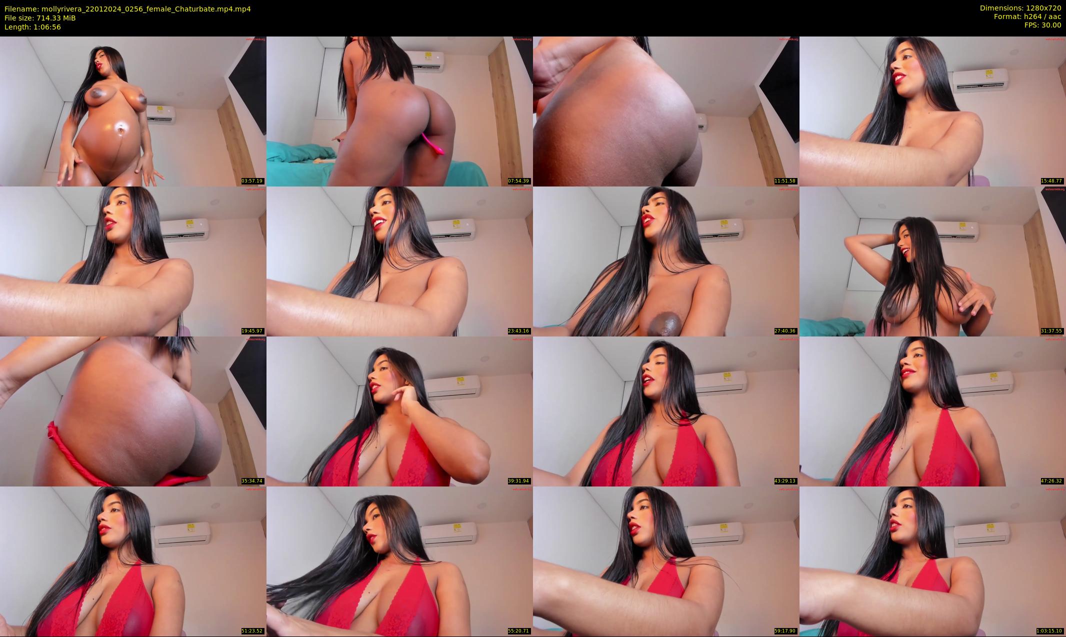 mollyrivera — 67 minute Chaturbate female cam show recording, 720p, Jan 22, 2024