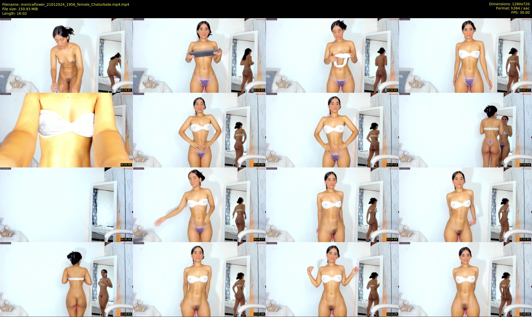 monicaflower — 17 minute Chaturbate female cam show recording, 720p, Jan 21, 2024