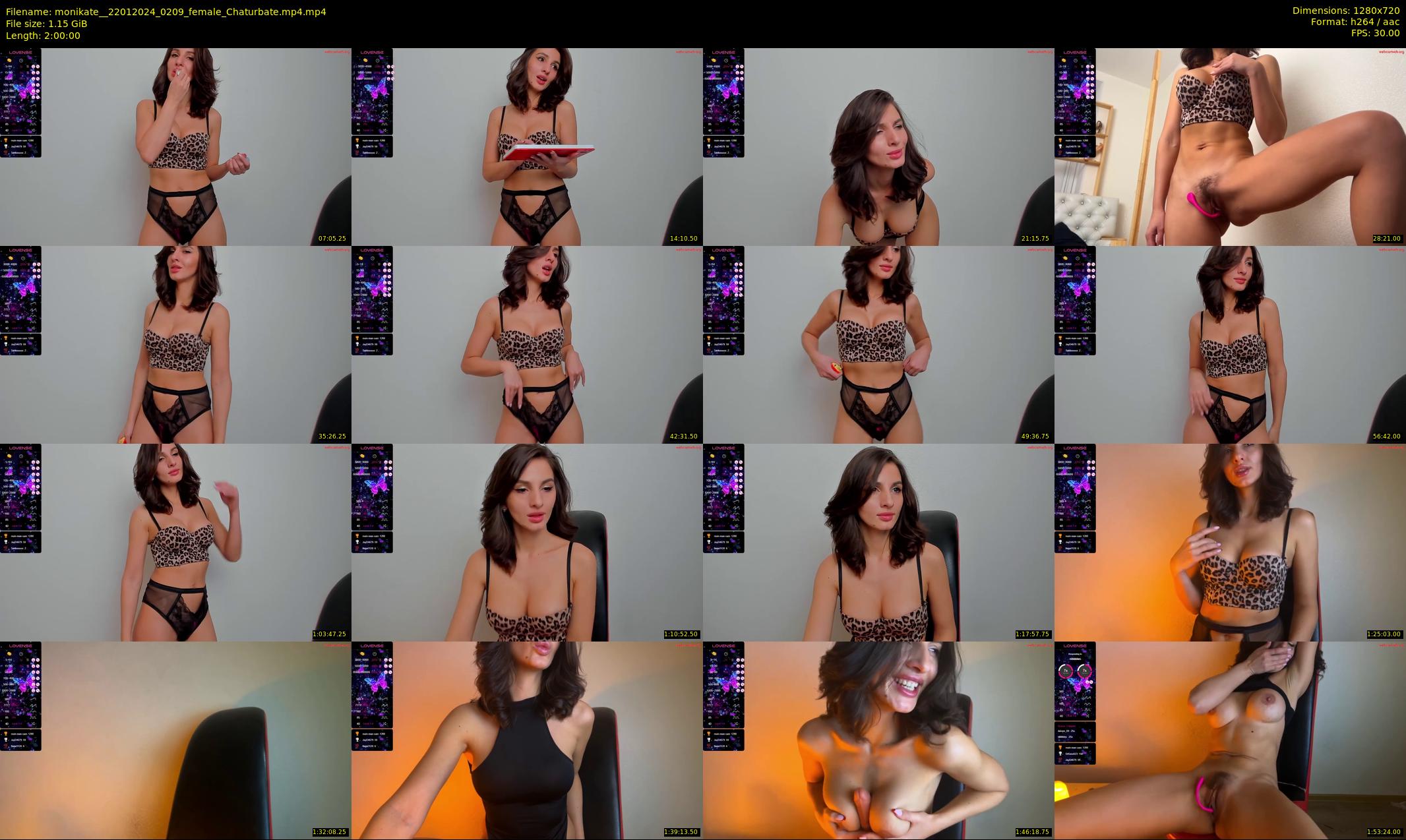 monikate_ — 120 minute Chaturbate couple cam show recording, 720p, Jan 22, 2024