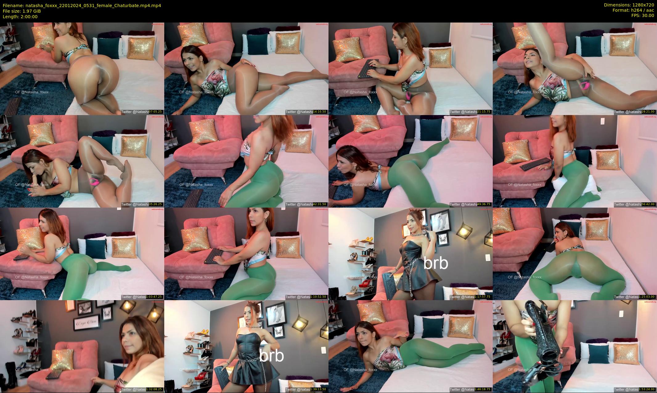 natasha_foxxx — 120 minute Chaturbate female cam show recording, 720p, Jan 22, 2024