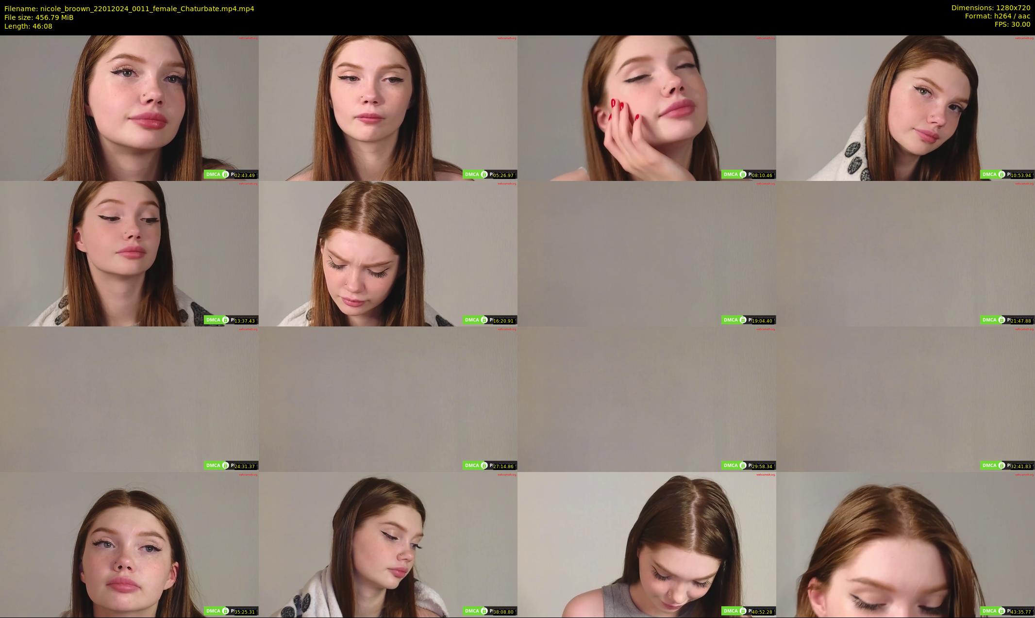 nicole_broown — 47 minute Chaturbate female cam show recording, 720p, Jan 22, 2024