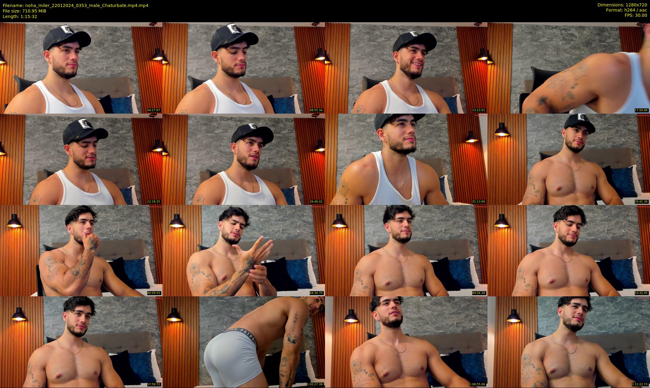 noha_miler — 76 minute Chaturbate male cam show recording, 720p, Jan 22, 2024
