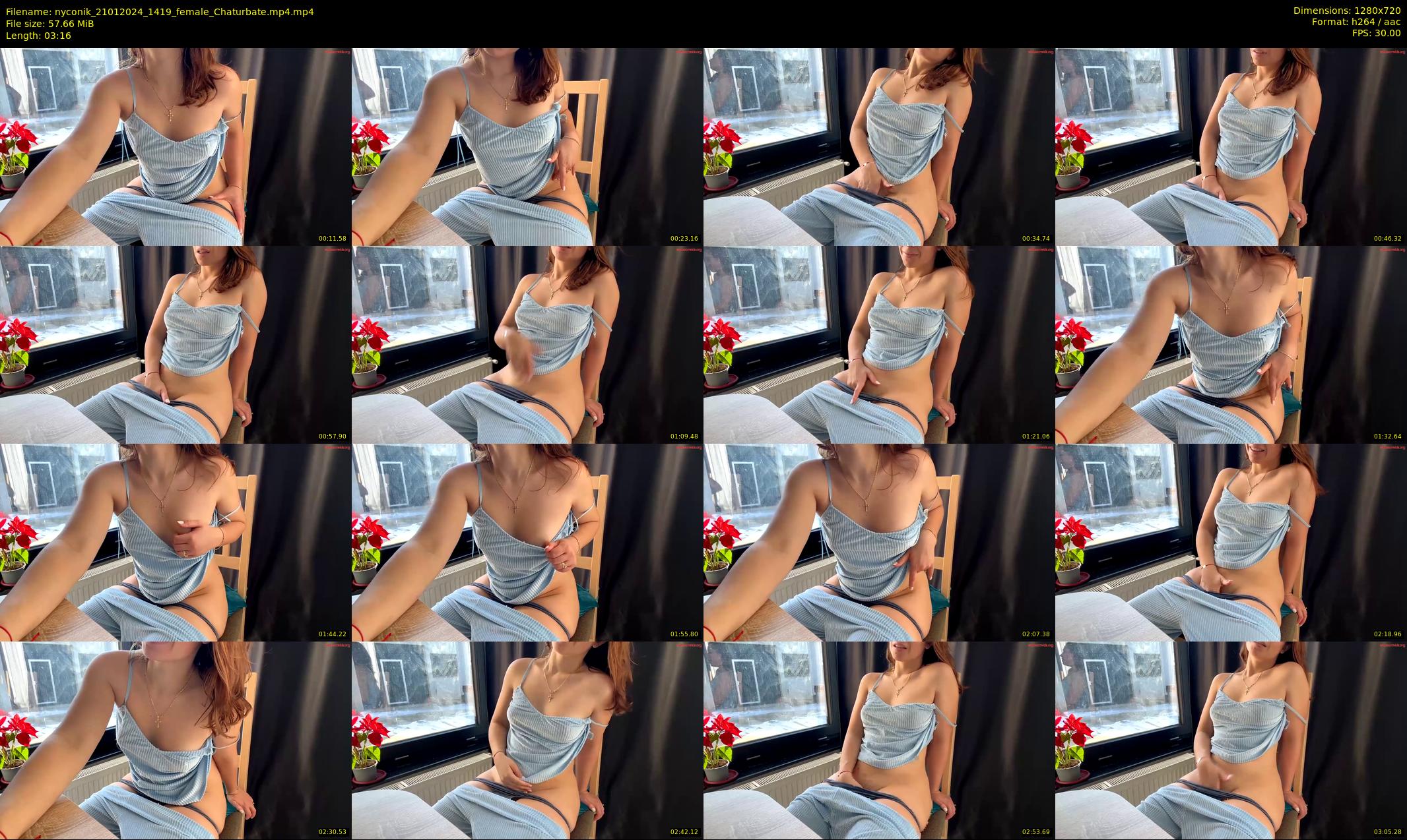 nyconik — 4 minute Chaturbate female cam show recording, 720p, Jan 21, 2024